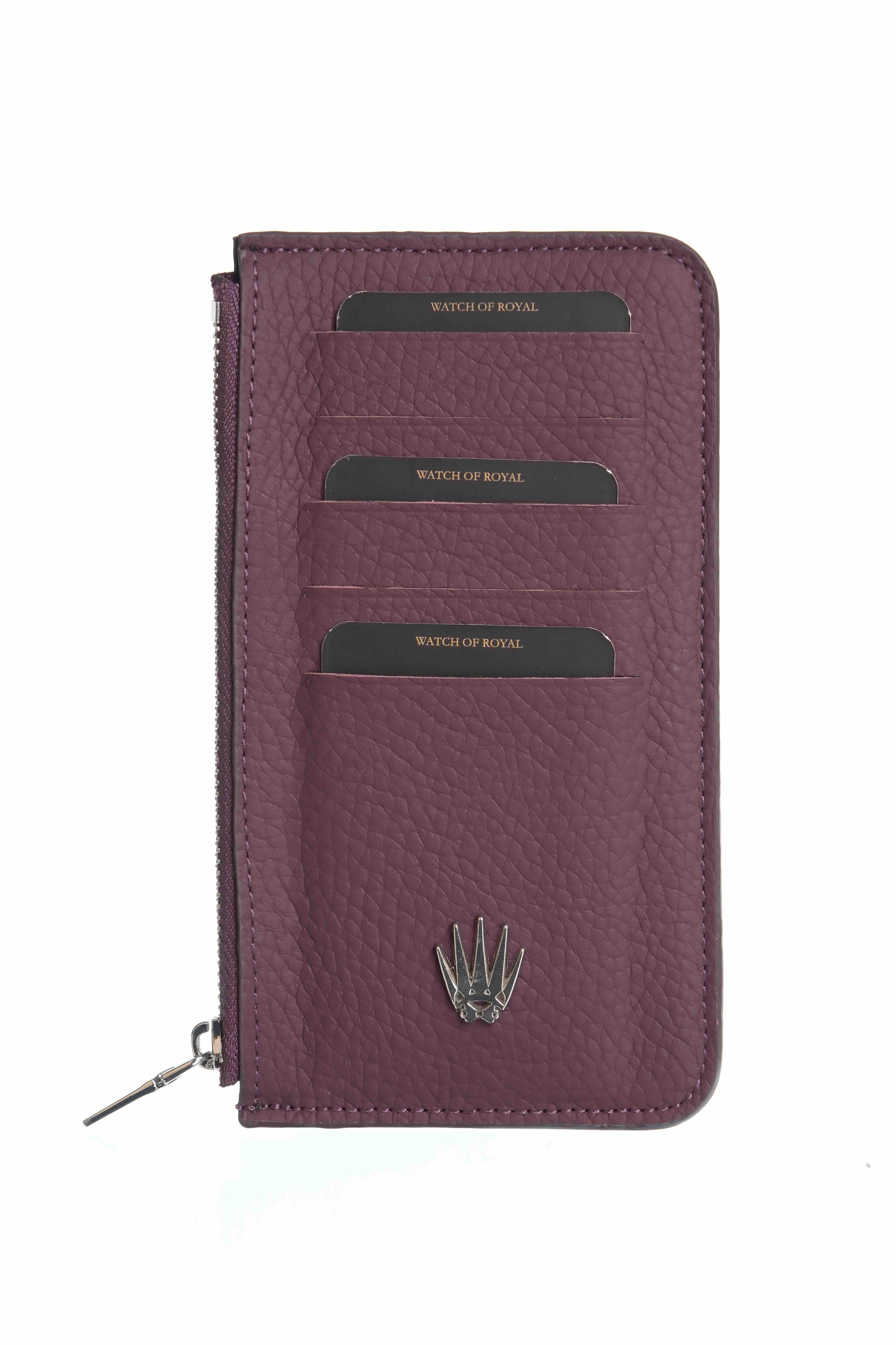 Lexis Mor Hakiki Deri Fermuarlı Kartlık Cüzdan ve KartlıkWATCHOFROYALLEXİSLexis Mor Hakiki Deri Fermuarlı Kartlık 