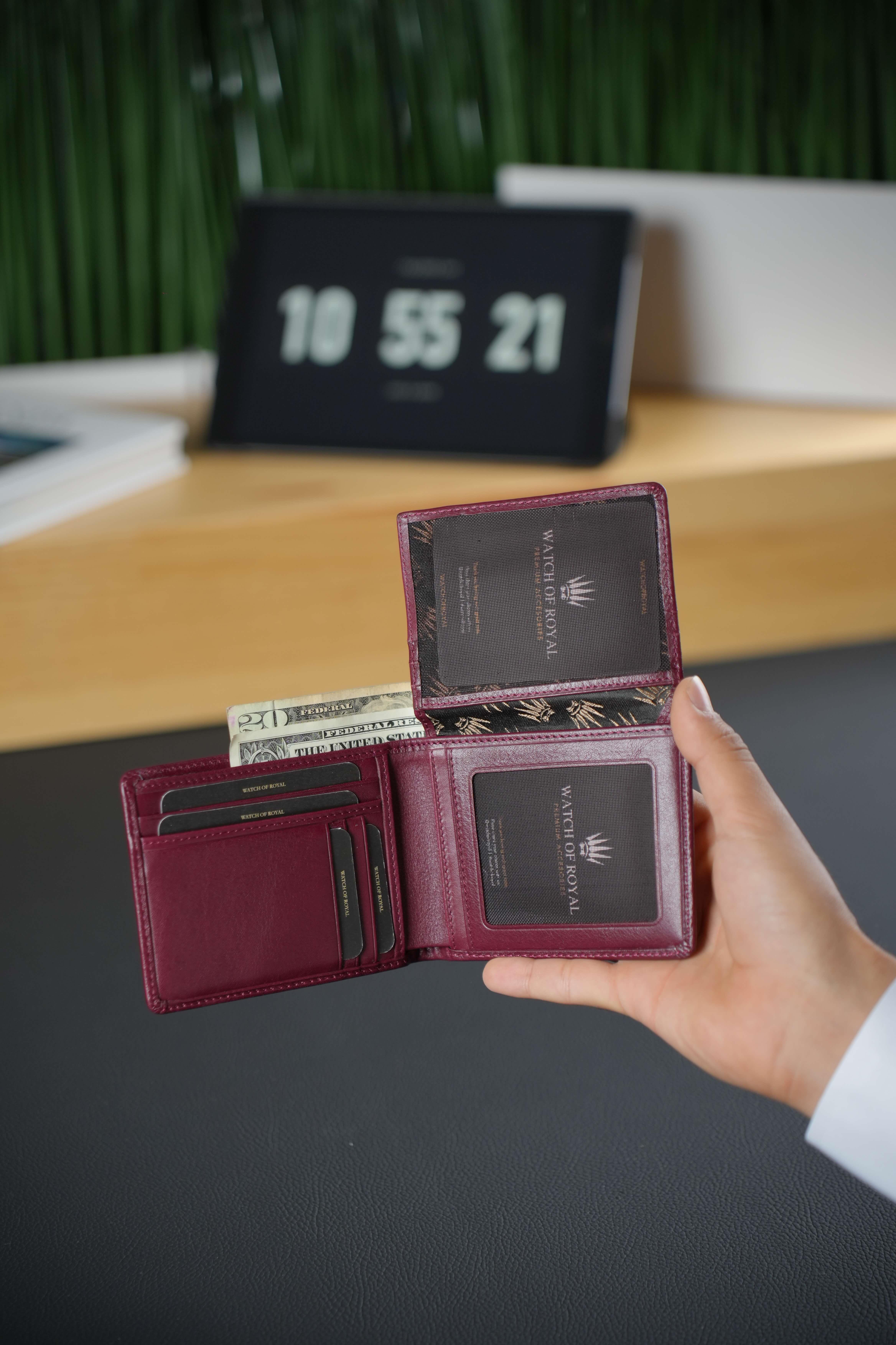 Hakiki Deri Cüzdan Bordo 9 Kart Bölmeli, Çift Para Bölmeli Dikiş Detaylı Minimalist Tasarım Cüzdan MartınCüzdan ve KartlıkWATCHOFROYALMARTINHakiki Deri Cüzdan Bordo 9 Kart Bölmeli, Çift Para Bölmeli Dikiş Detaylı Minimalist Tasarım Cüzdan Martın