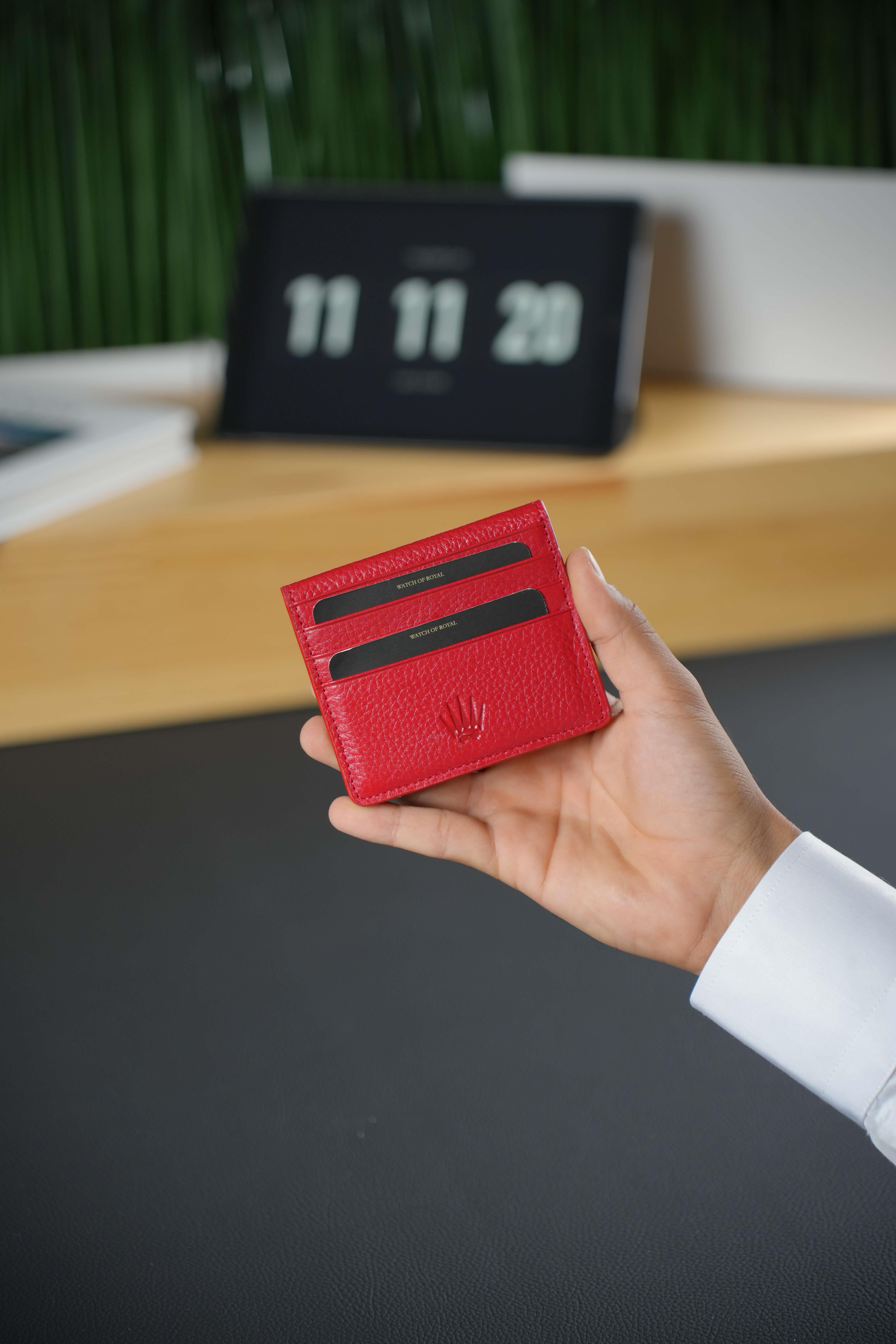 Slim Hakiki Deri Red Kartlık & Cüzdan - 8 Kart Bölmeli, Çelik Çıtçıt Kilit Sistemi, Para Bölmeli Dikiş Detaylı PairCüzdan ve KartlıkWATCHOFROYALPAIRWWSlim Hakiki Deri Red Kartlık & Cüzdan - 8 Kart Bölmeli, Çelik Çıtçıt Kilit Sistemi, Para Bölmeli Dikiş Detaylı Pair