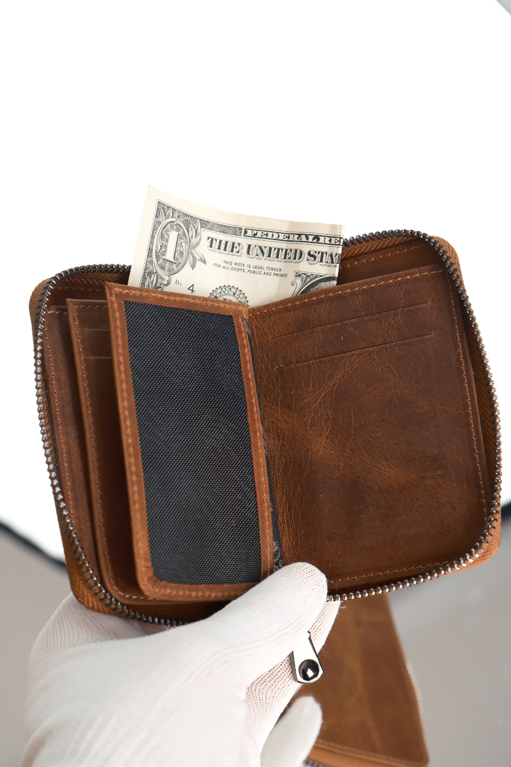 PETTY ZIPPER CRAZY TAN MINI WALLETWalletWATCHOFROYALPETTYCRZYTBAPETTY ZIPPER CRAZY TAN MINI WALLET