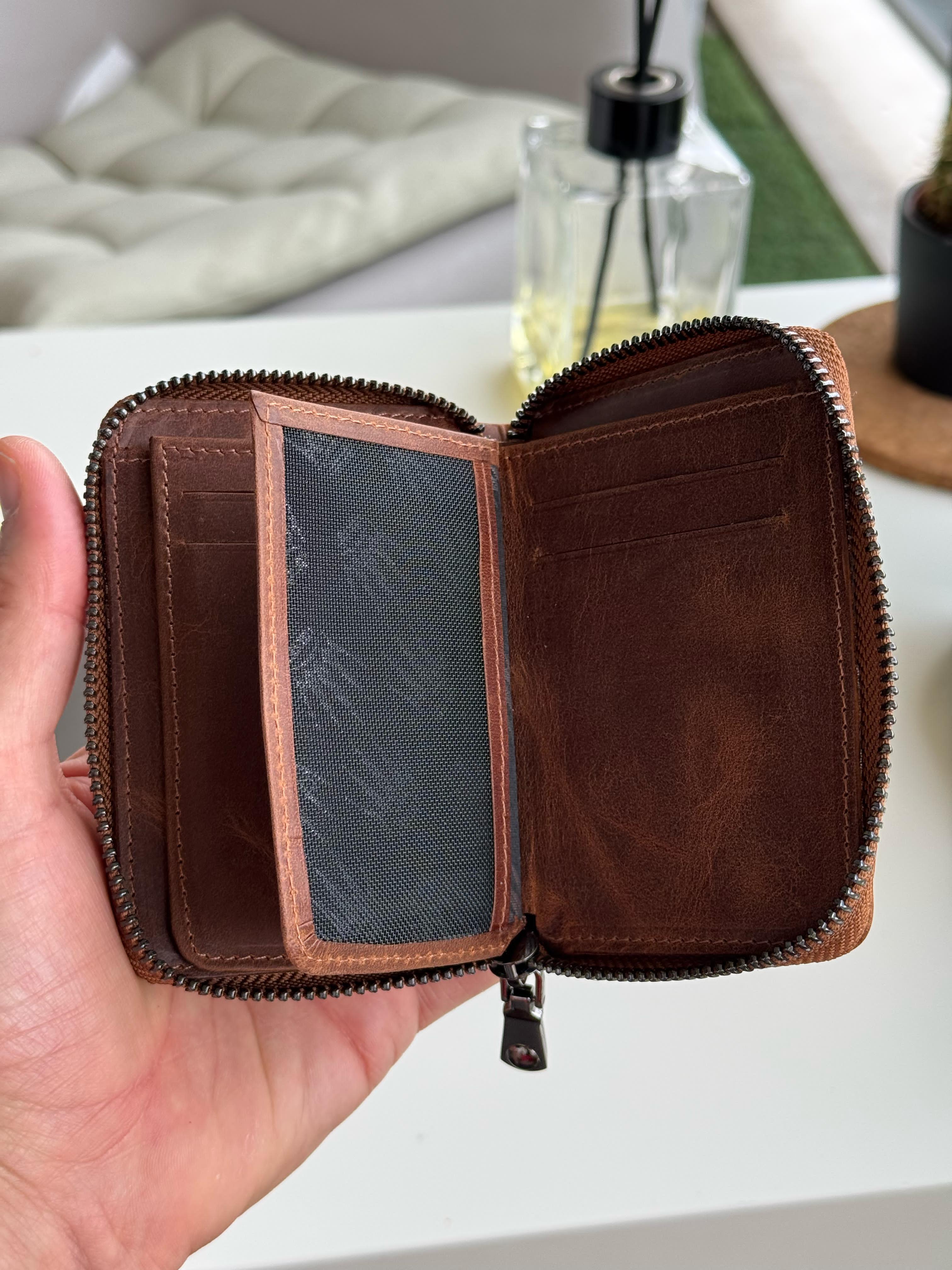 PETTY ZIPPER CRAZY TAN MINI WALLETWalletWATCHOFROYALPETTYCRZYTBAPETTY ZIPPER CRAZY TAN MINI WALLET