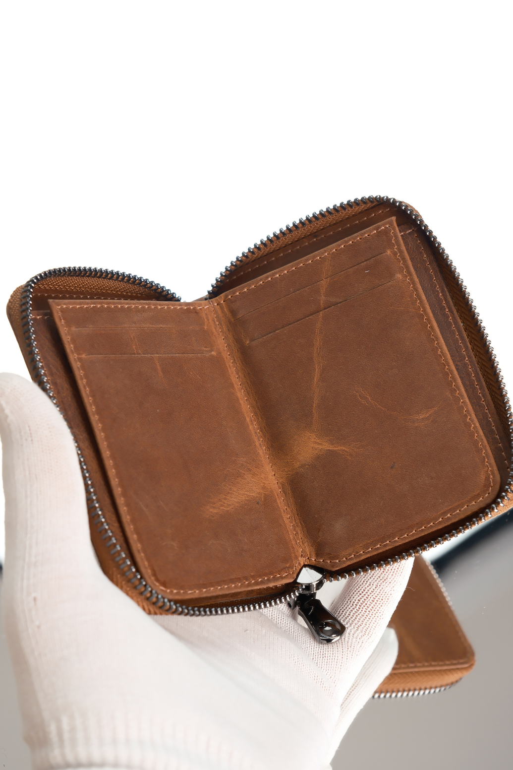 PETTY ZIPPER CRAZY TAN MINI WALLETWalletWATCHOFROYALPETTYCRZYTBAPETTY ZIPPER CRAZY TAN MINI WALLET