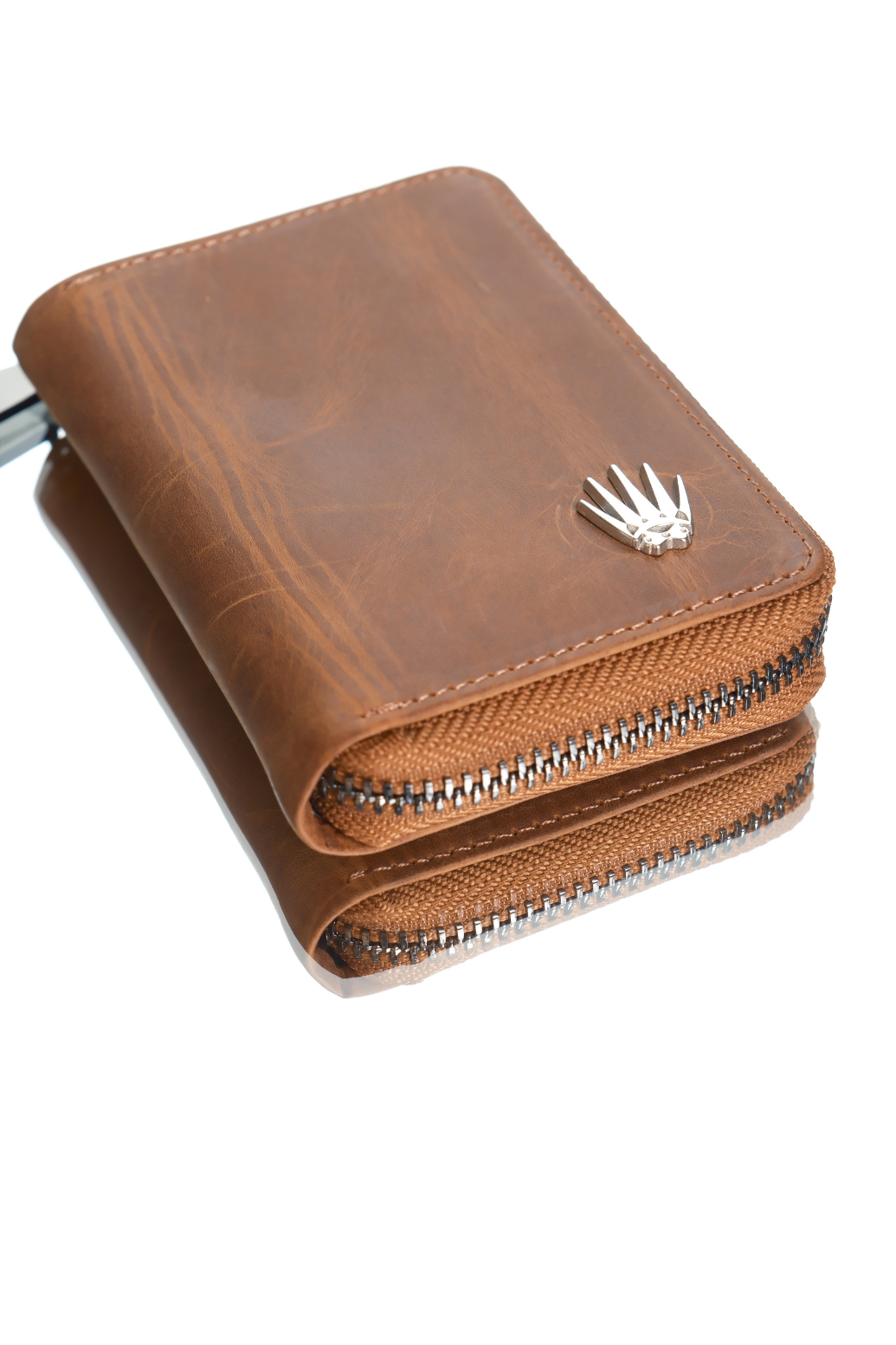 PETTY ZIPPER CRAZY TAN MINI WALLETWalletWATCHOFROYALPETTYCRZYTBAPETTY ZIPPER CRAZY TAN MINI WALLET