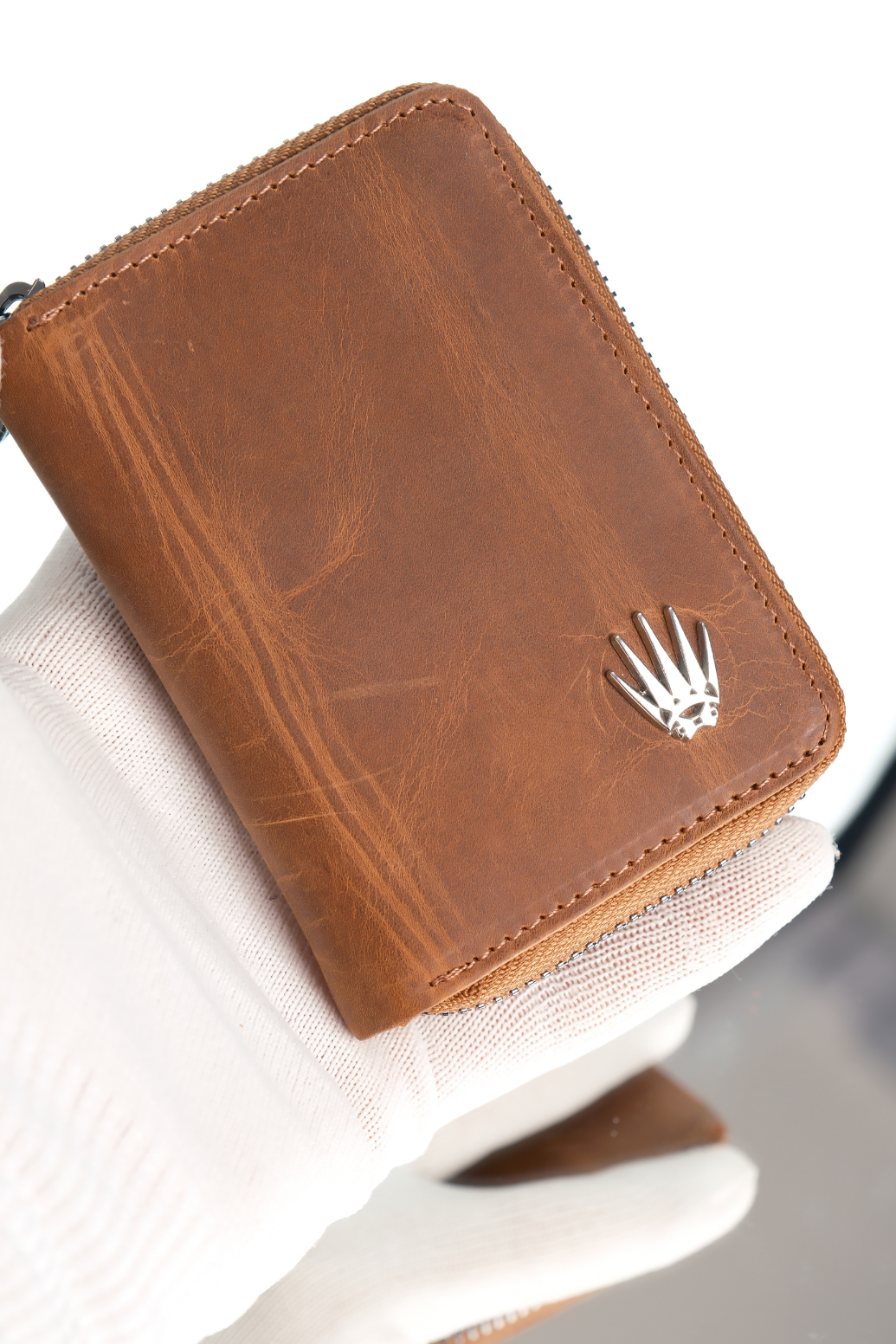 PETTY ZIPPER CRAZY TAN MINI WALLETWalletWATCHOFROYALPETTYCRZYTBAPETTY ZIPPER CRAZY TAN MINI WALLET