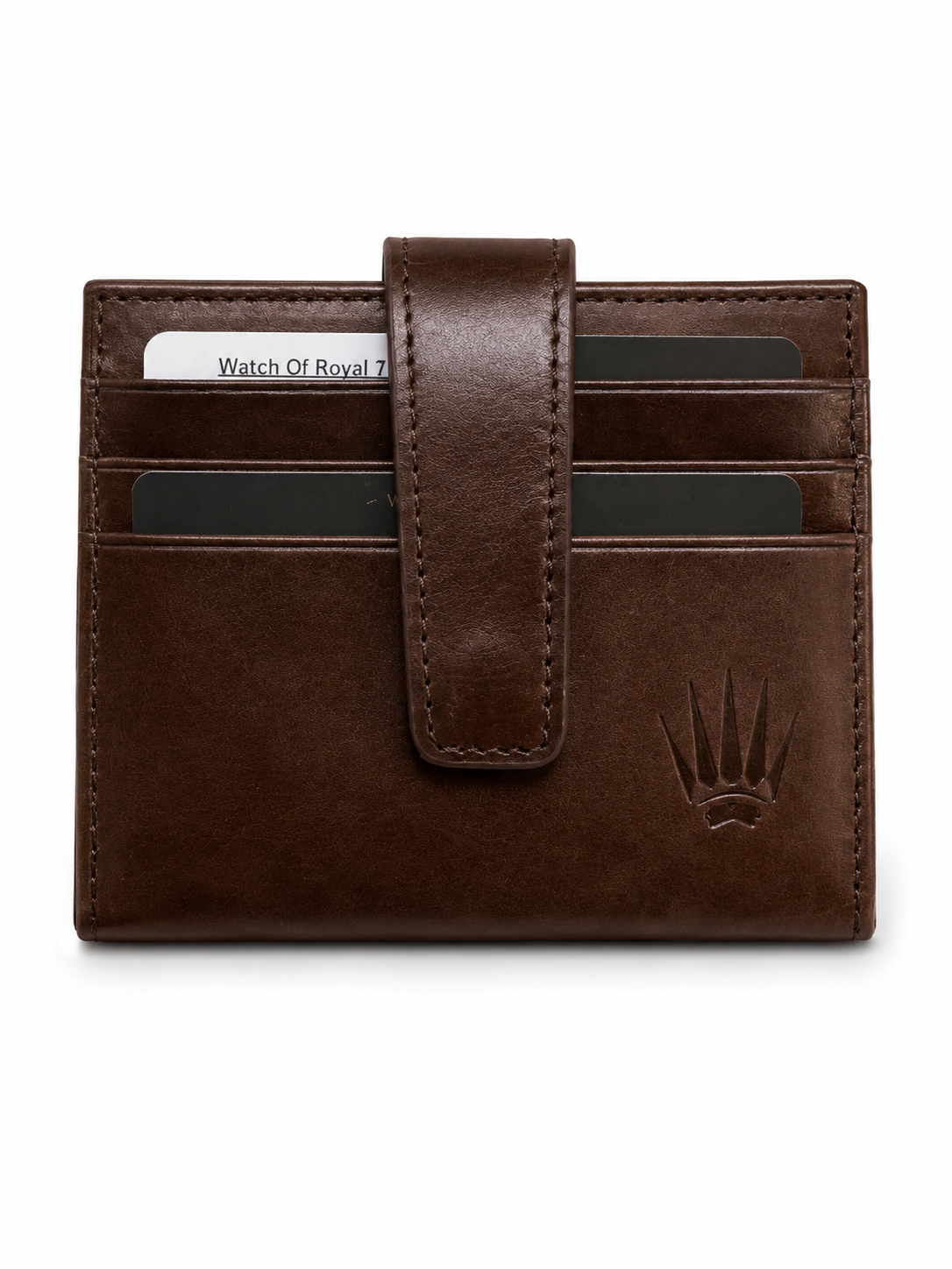 WALKER BROWN GENUINE LEATHER WALLETWalletWATCHOFROYALWLKRBRWNWALKER BROWN GENUINE LEATHER WALLET