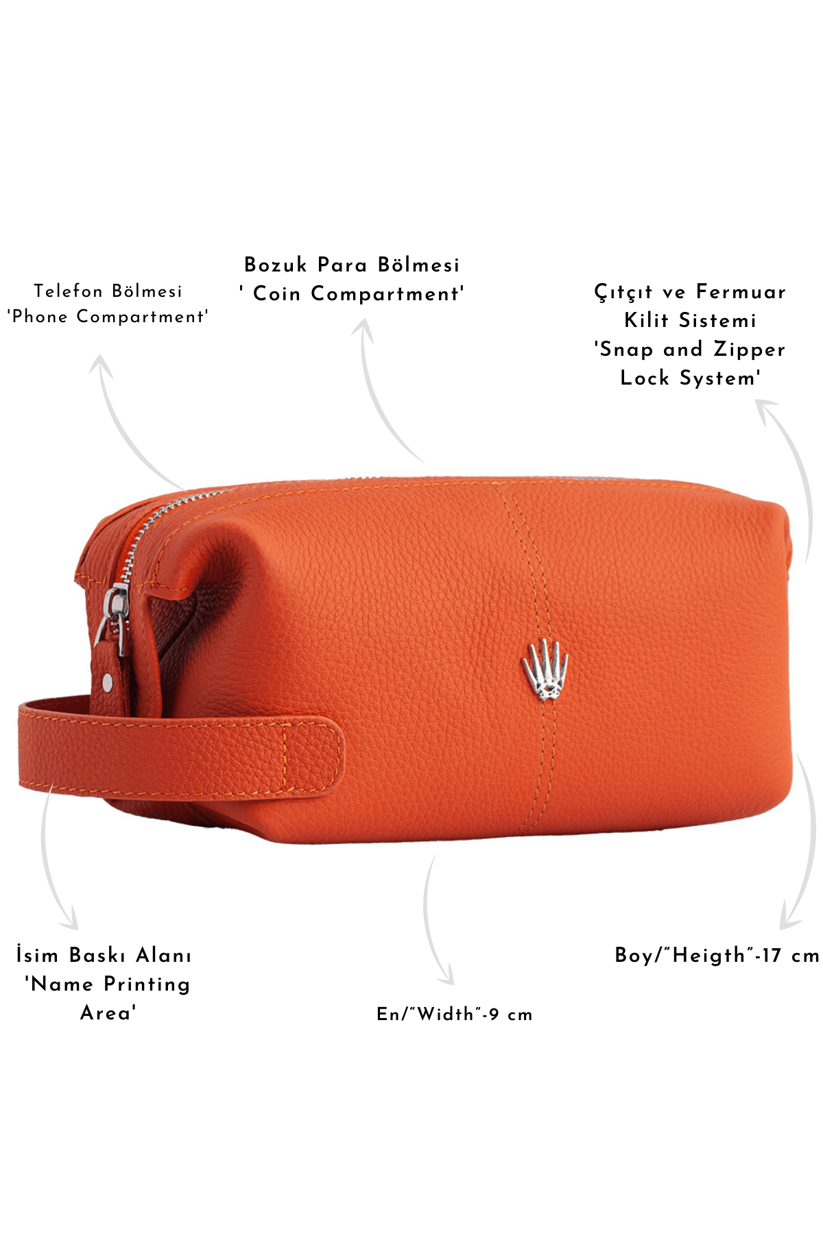 VALERIO ORANGE HAKİKİ DERİ EL ÇANTASIWALLETWATCHOFROYALVALERIOVALERIO ORANGE HAKİKİ DERİ EL ÇANTASI