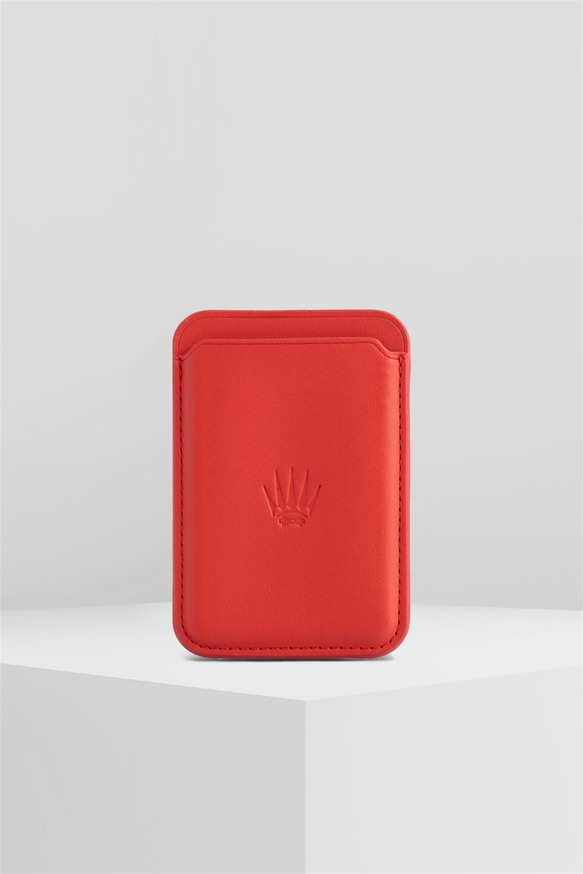 MAGSAFE RED MAGNETIC CARD HOLDERWALLET & CARDHOLDERWATCHOFROYALJSSREDMAGSAFE RED MAGNETIC CARD HOLDER