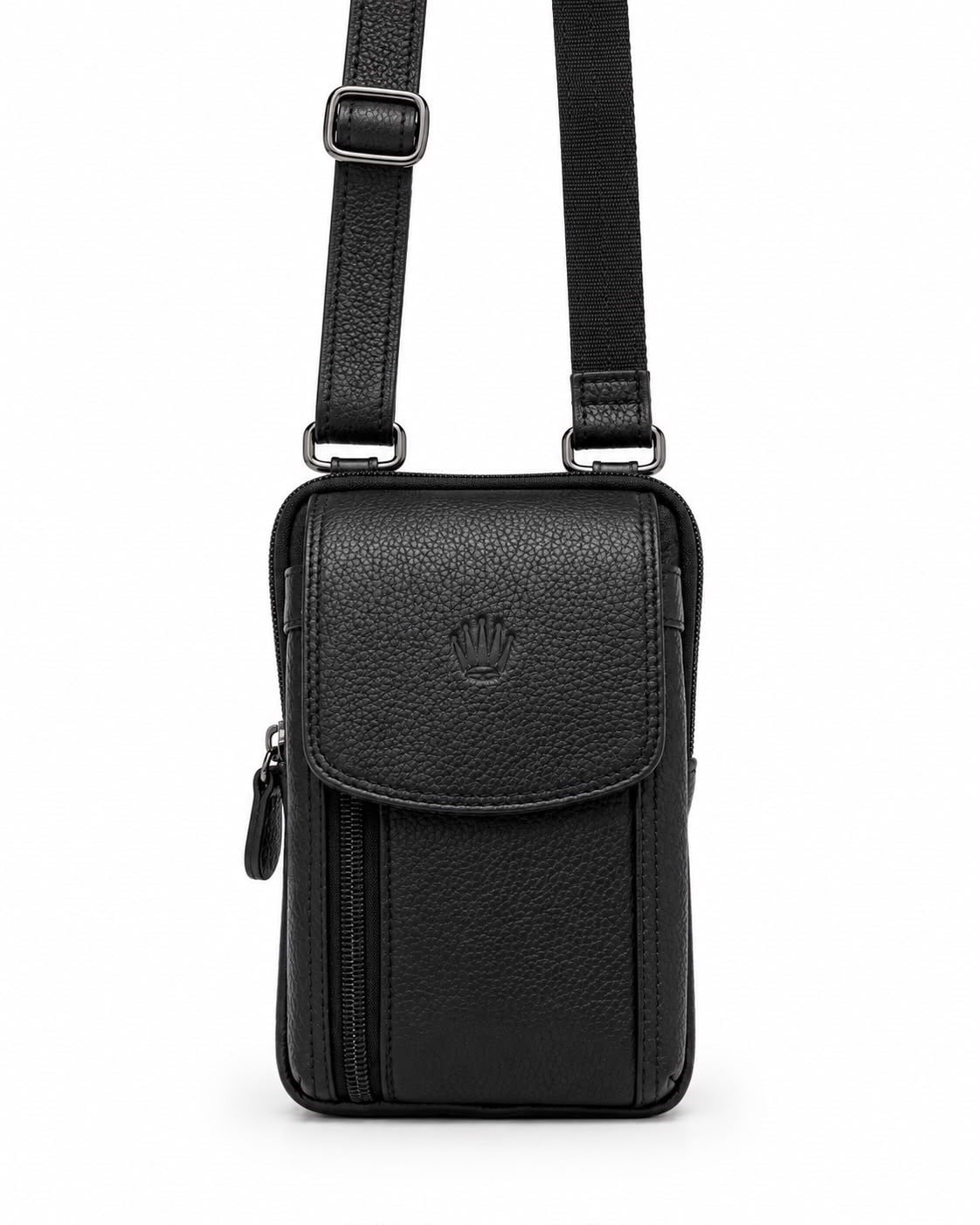 Calvena Black Hakiki Deri Askılı ÇantasıEl ÇantasıWATCHOFROYALCalvenaCalvena Black Hakiki Deri Askılı Çantası