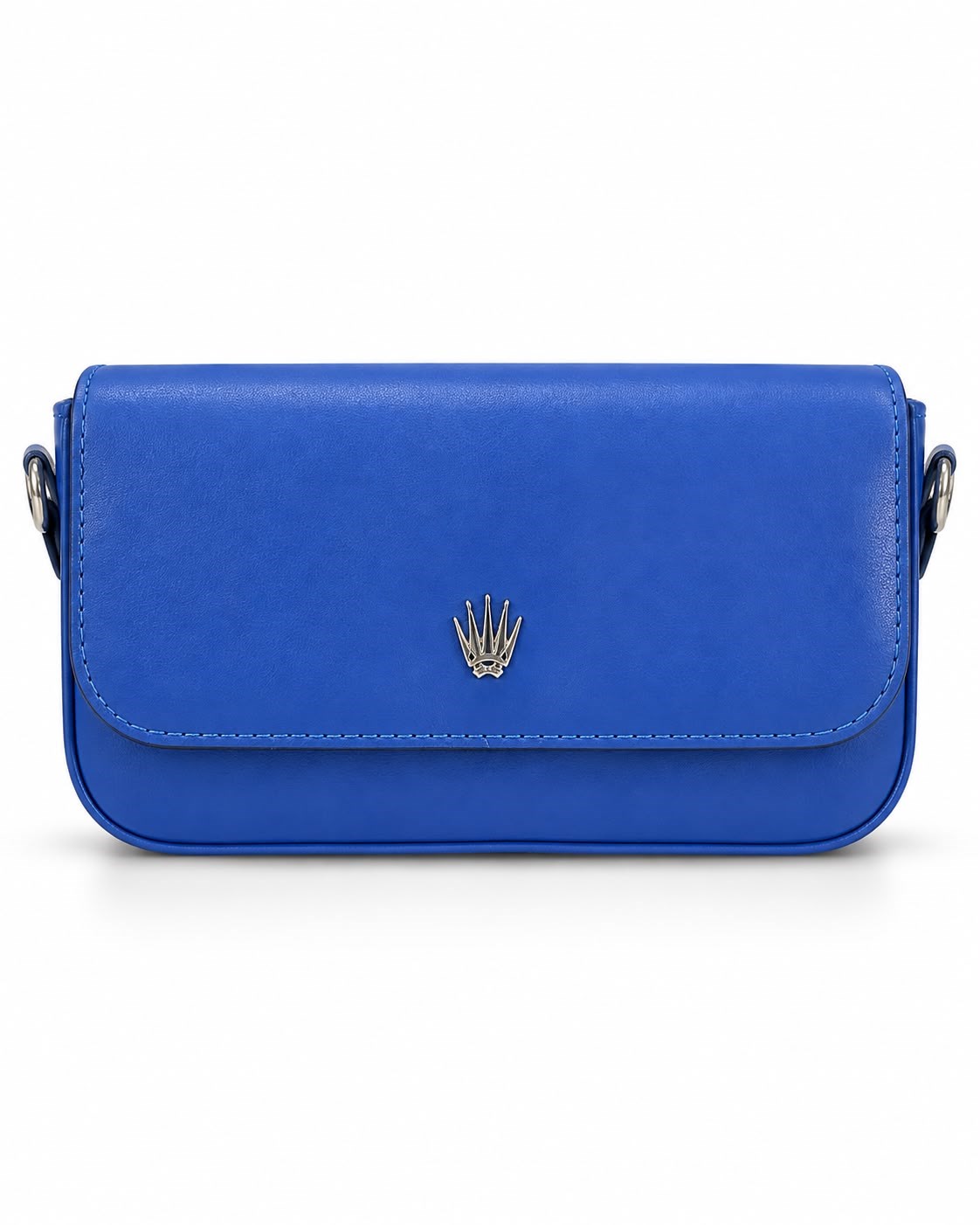 FLAP BLUE UNISEX HAND BAG