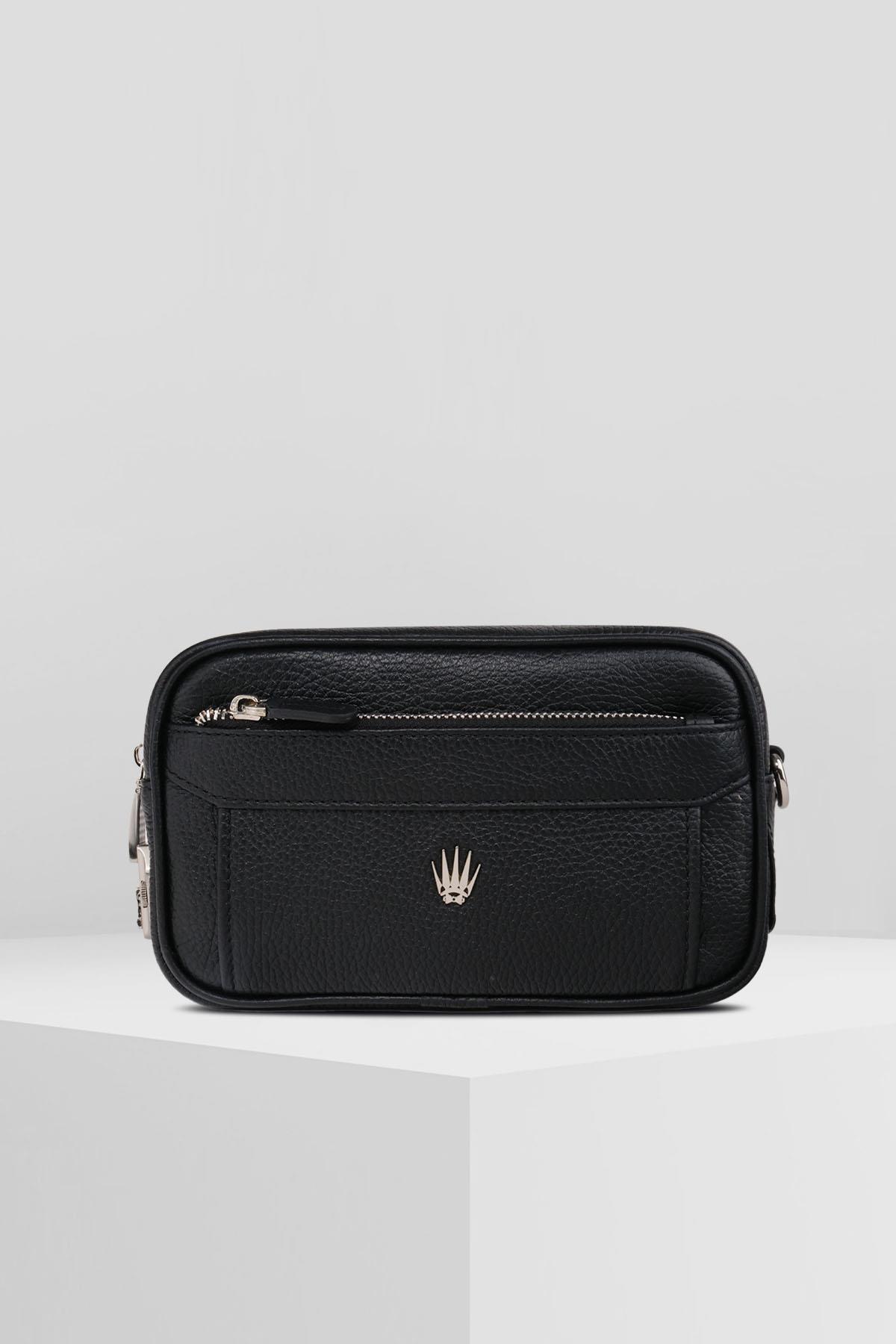 FOREST BLACK ŞİFRHANDİ GENUINE LEATHER HAND BAGHand BagWATCHOFROYALFRSTBLCKFOREST BLACK ŞİFRHANDİ GENUINE LEATHER HAND BAG