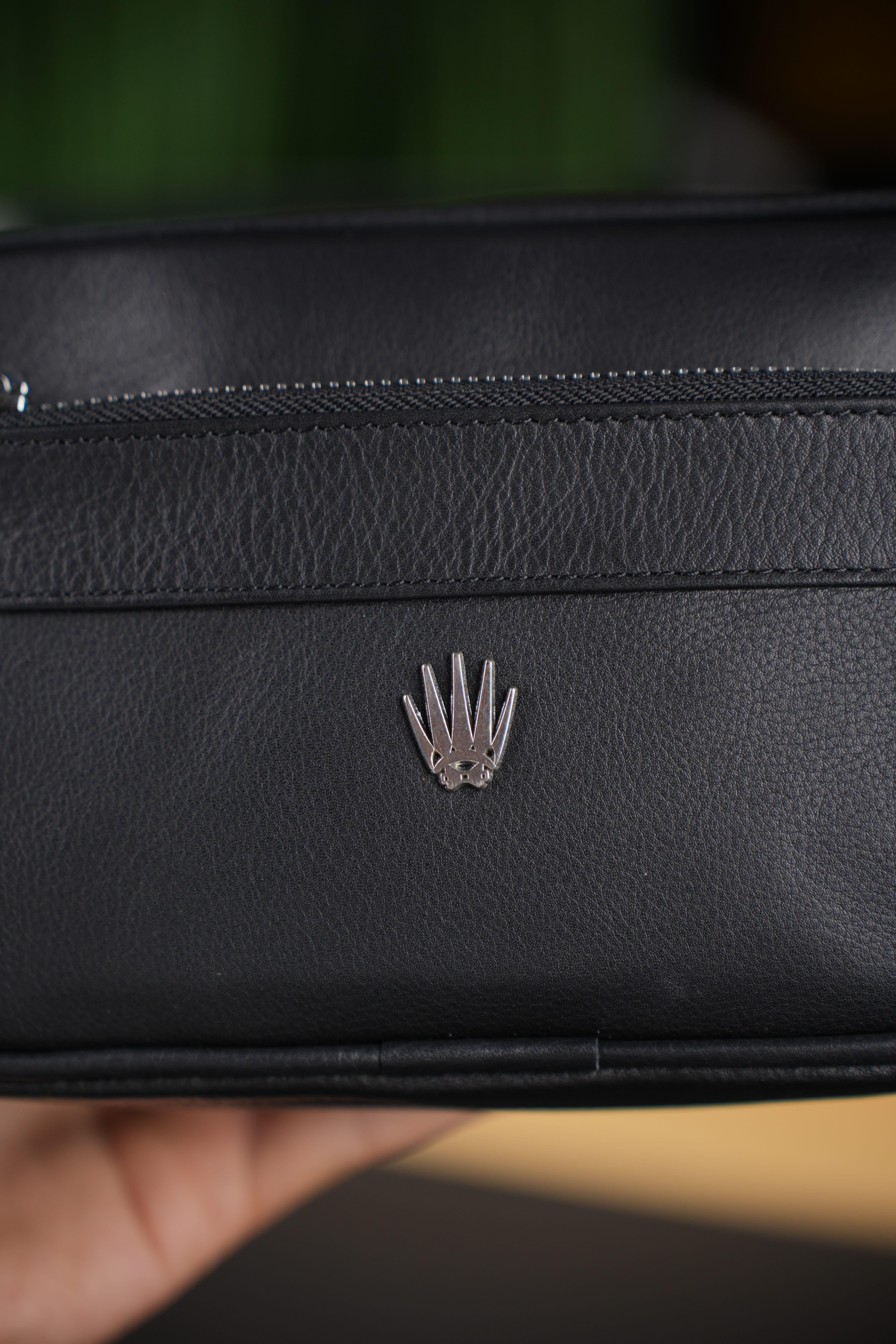 FOREST BLACK ŞİFRHANDİ GENUINE LEATHER HAND BAGHand BagWATCHOFROYALFRSTBLCKFOREST BLACK ŞİFRHANDİ GENUINE LEATHER HAND BAG