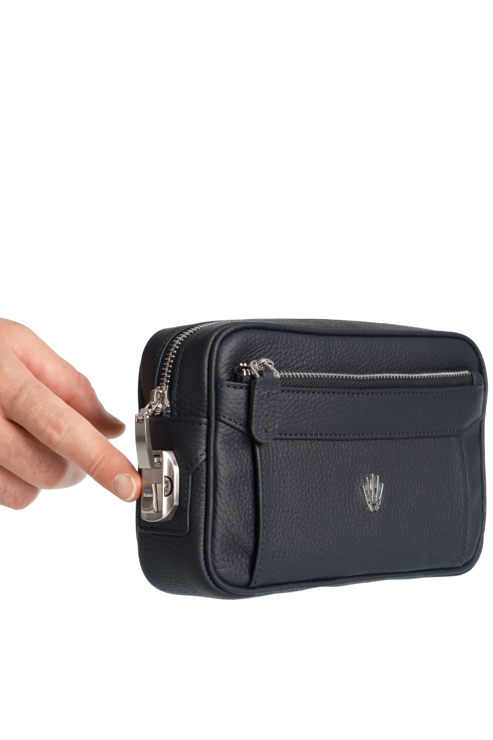 FOREST BLACK ŞİFRHANDİ GENUINE LEATHER HAND BAGHand BagWATCHOFROYALFRSTBLCKFOREST BLACK ŞİFRHANDİ GENUINE LEATHER HAND BAG