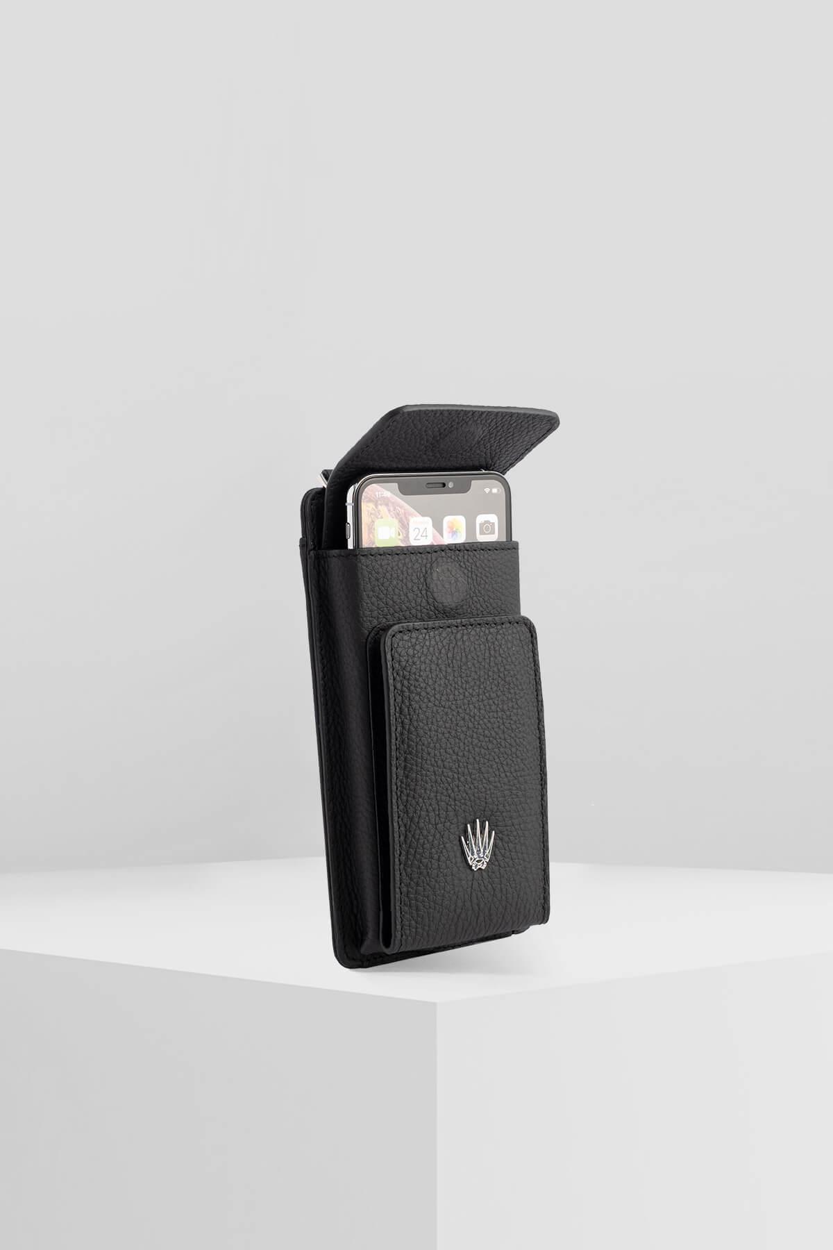 LUISA SİYAH ASKILI TELEFON ÇANTASIHANDBAGWATCHOFROYALLUISALUISA SİYAH ASKILI TELEFON ÇANTASI