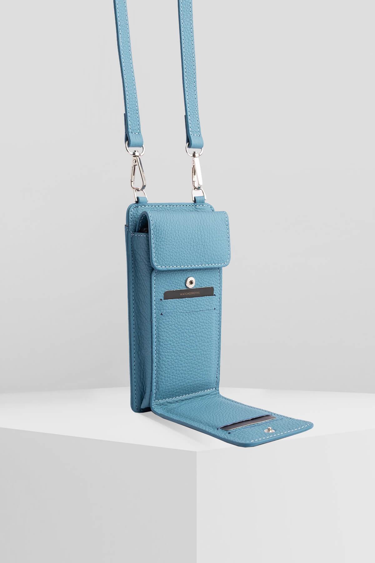 LUISA TURKUAZ ASKILI TELEFON ÇANTASIHANDBAGWATCHOFROYALLUISALUISA TURKUAZ ASKILI TELEFON ÇANTASI
