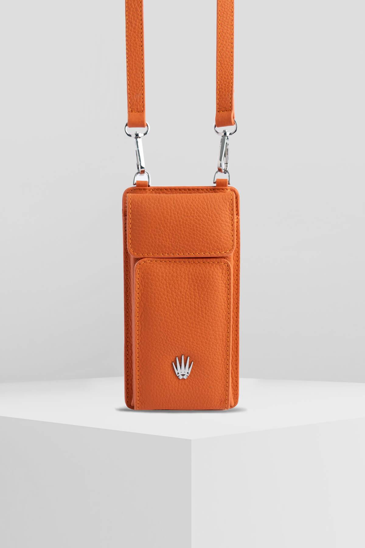 LUISA TURUNCU ASKILI TELEFON ÇANTASIHANDBAGWATCHOFROYALLUISALUISA TURUNCU ASKILI TELEFON ÇANTASI