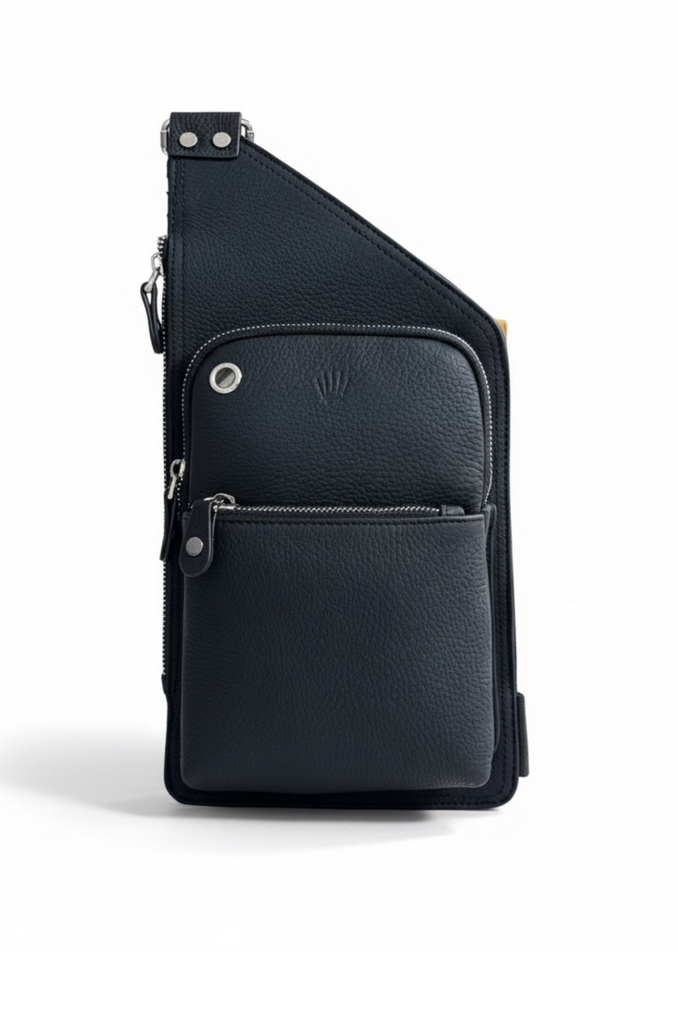 Rust Bag Siyah Çapraz Hakiki Deri ÇantaHand BagWATCHOFROYALRust BagRust Bag Siyah Çapraz Hakiki Deri Çanta