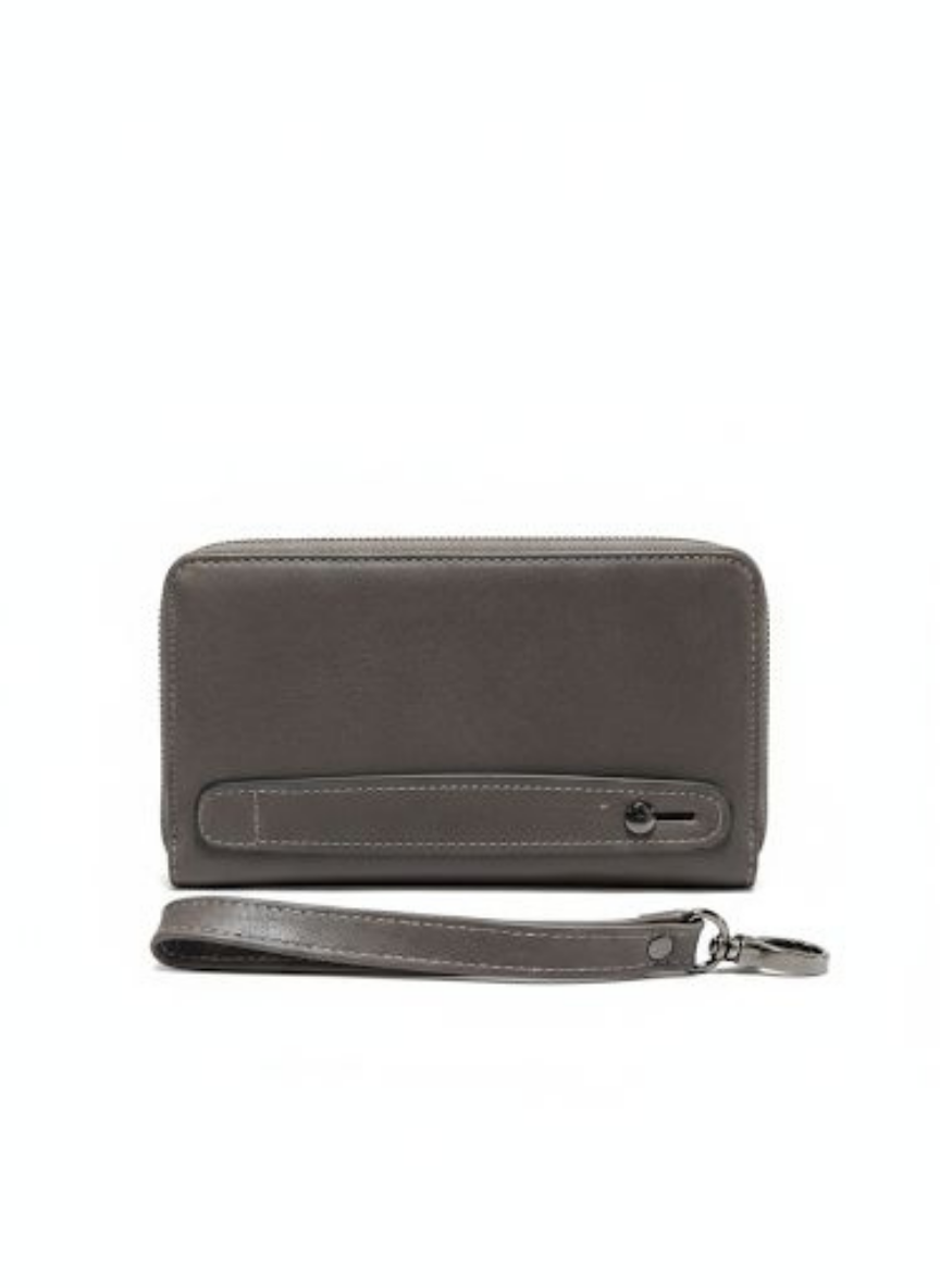 Tome Crazy Gri Hakiki Deri Telefon Cüzdanı,El ÇantasıHand BagWATCHOFROYALTomeTome Crazy Gri Hakiki Deri Telefon Cüzdanı,El Çantası