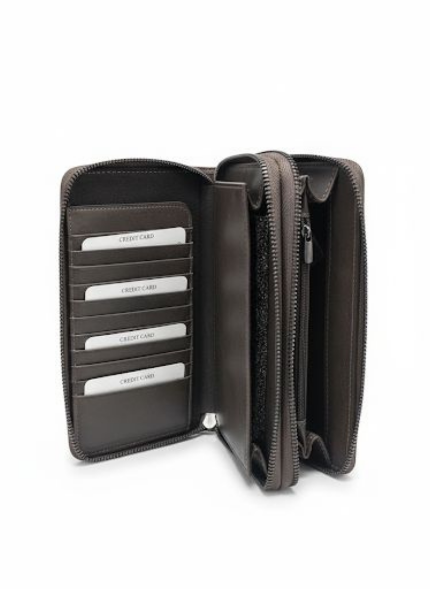 Tome Crazy Gri Hakiki Deri Telefon Cüzdanı,El ÇantasıHand BagWATCHOFROYALTomeTome Crazy Gri Hakiki Deri Telefon Cüzdanı,El Çantası