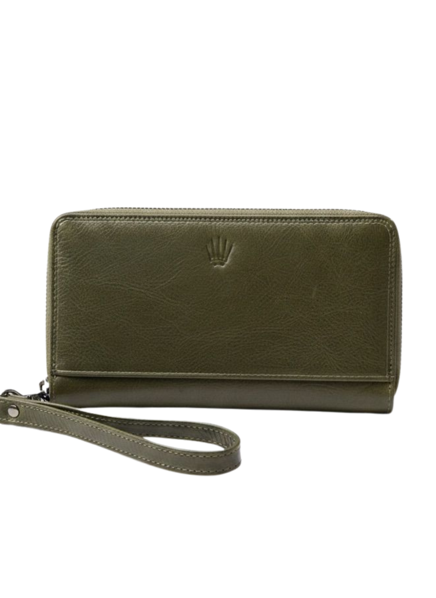 Tome Crazy Yeşil Hakiki Deri Telefon Cüzdanı,El ÇantasıHand BagWATCHOFROYALTomeTome Crazy Yeşil Hakiki Deri Telefon Cüzdanı,El Çantası