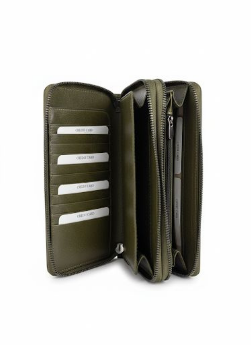 Tome Crazy Yeşil Hakiki Deri Telefon Cüzdanı,El ÇantasıHand BagWATCHOFROYALTomeTome Crazy Yeşil Hakiki Deri Telefon Cüzdanı,El Çantası