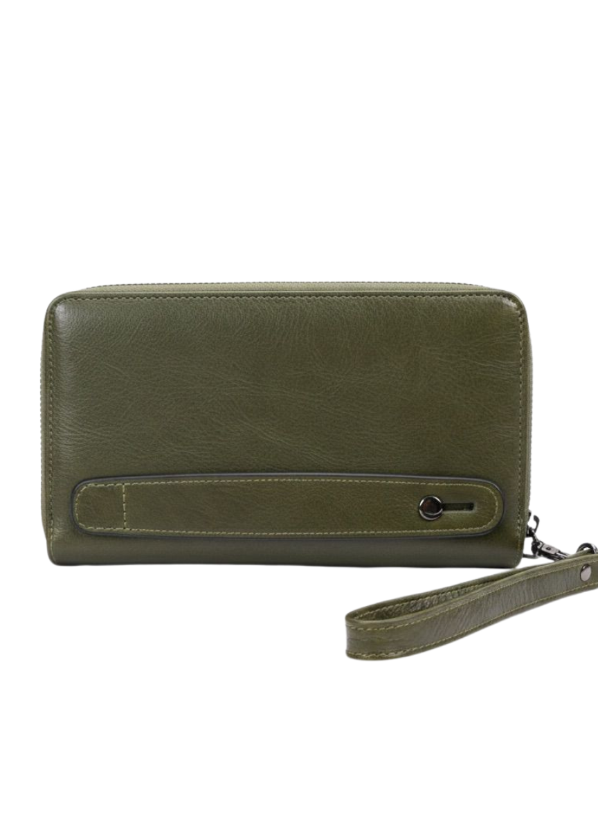 Tome Crazy Yeşil Hakiki Deri Telefon Cüzdanı,El ÇantasıHand BagWATCHOFROYALTomeTome Crazy Yeşil Hakiki Deri Telefon Cüzdanı,El Çantası