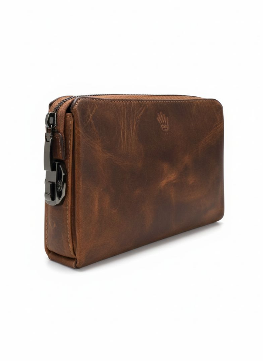 Vault Crazy Taba Şifreli Kilitli Hakiki Deri El ÇantasıHand BagWATCHOFROYALVaultVault Crazy Taba Şifreli Kilitli Hakiki Deri El Çantası