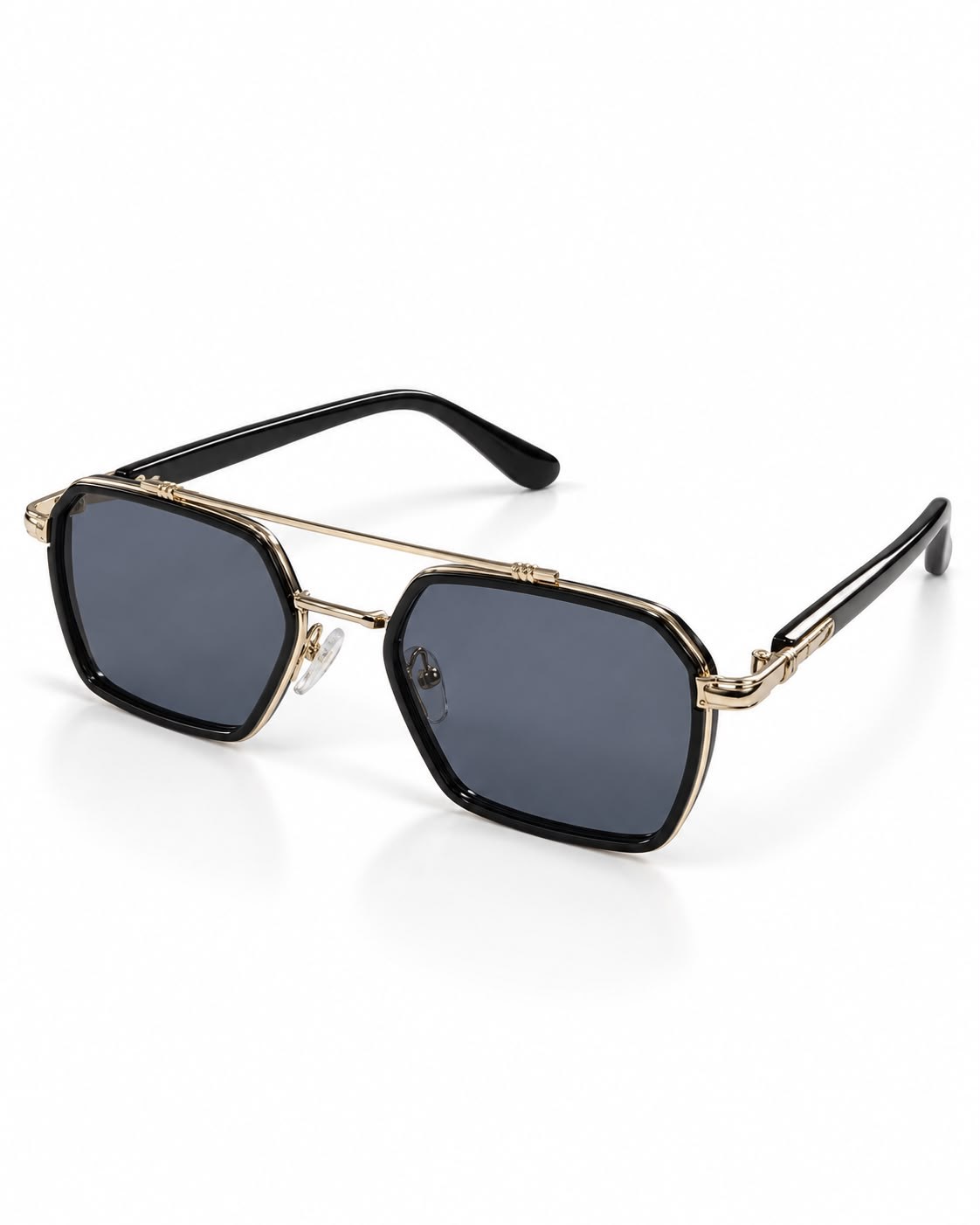 Güneş Gözlüğü Kadın & Erkek UV400 Cam Orjinal CE Belgeli GOLD SİYAH   RE0039W