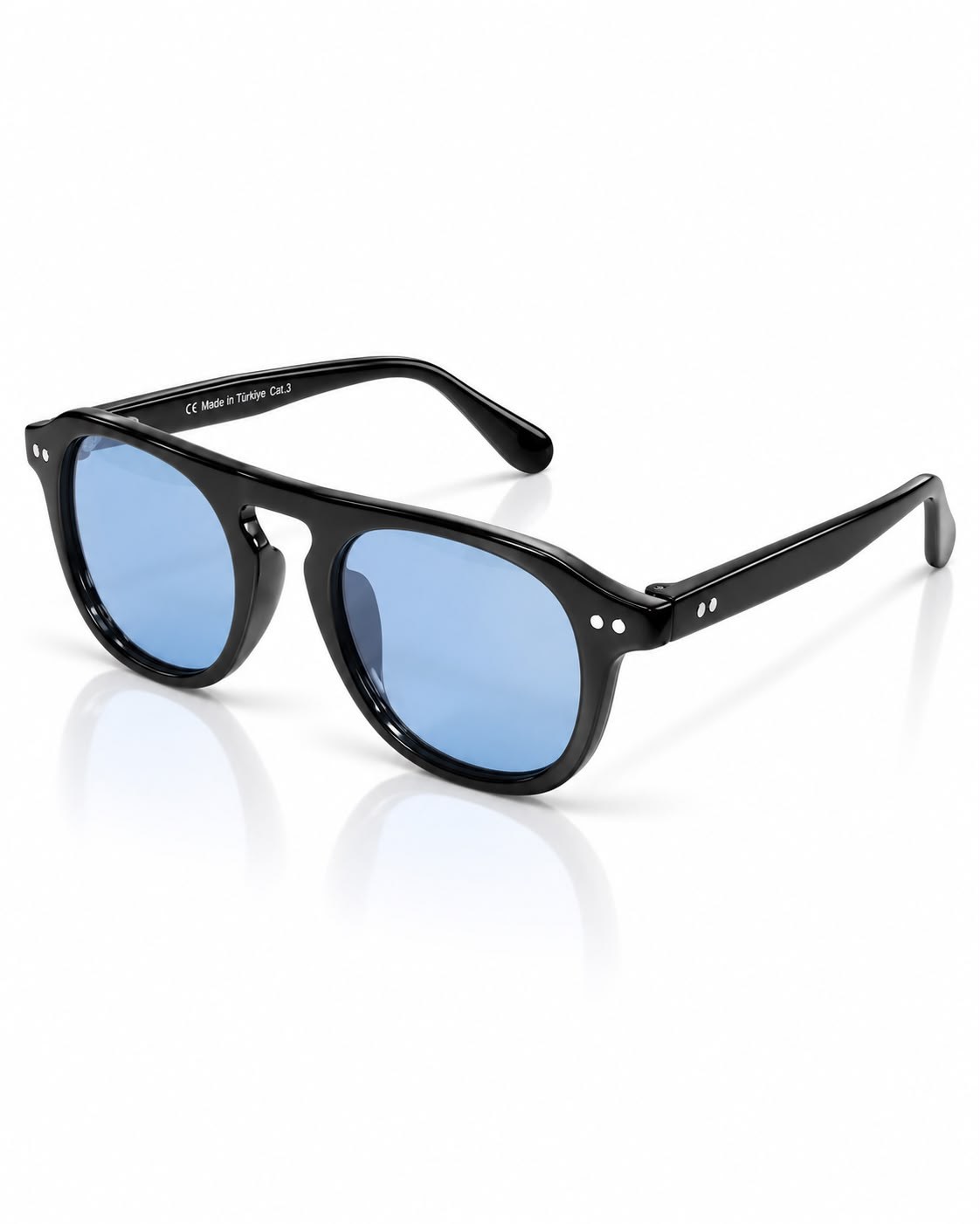 Royal Eyewear Re1107 Siyah Mavi Güneş Gözlüğü 