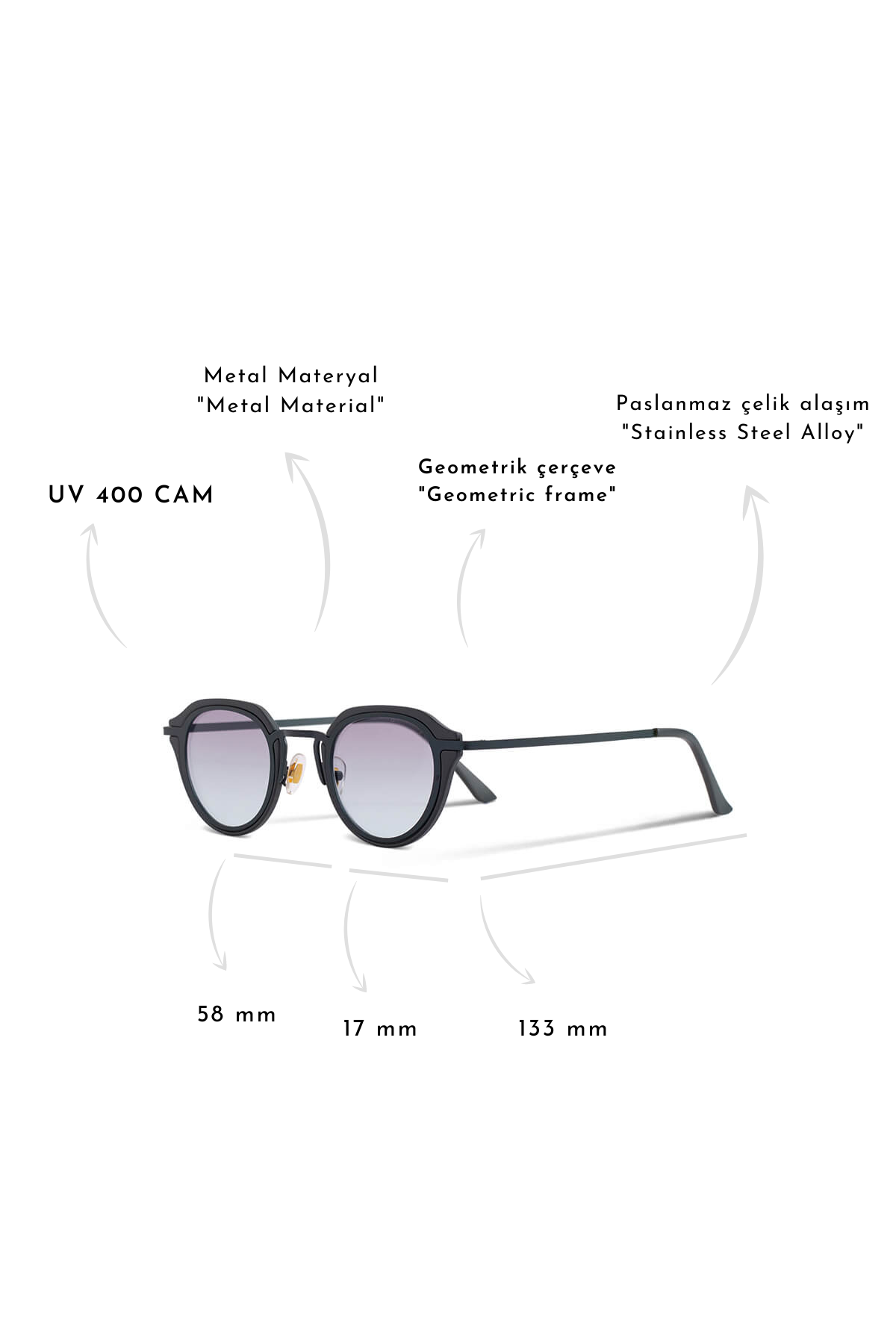 ROYAL EYEWEAR RE0088 DARK BLACK UNİSEX GÜNEŞ GÖZLÜĞÜSUNGLASSESWATCHOFROYALRE0088ROYAL EYEWEAR RE0088 DARK BLACK UNİSEX GÜNEŞ GÖZLÜĞÜ