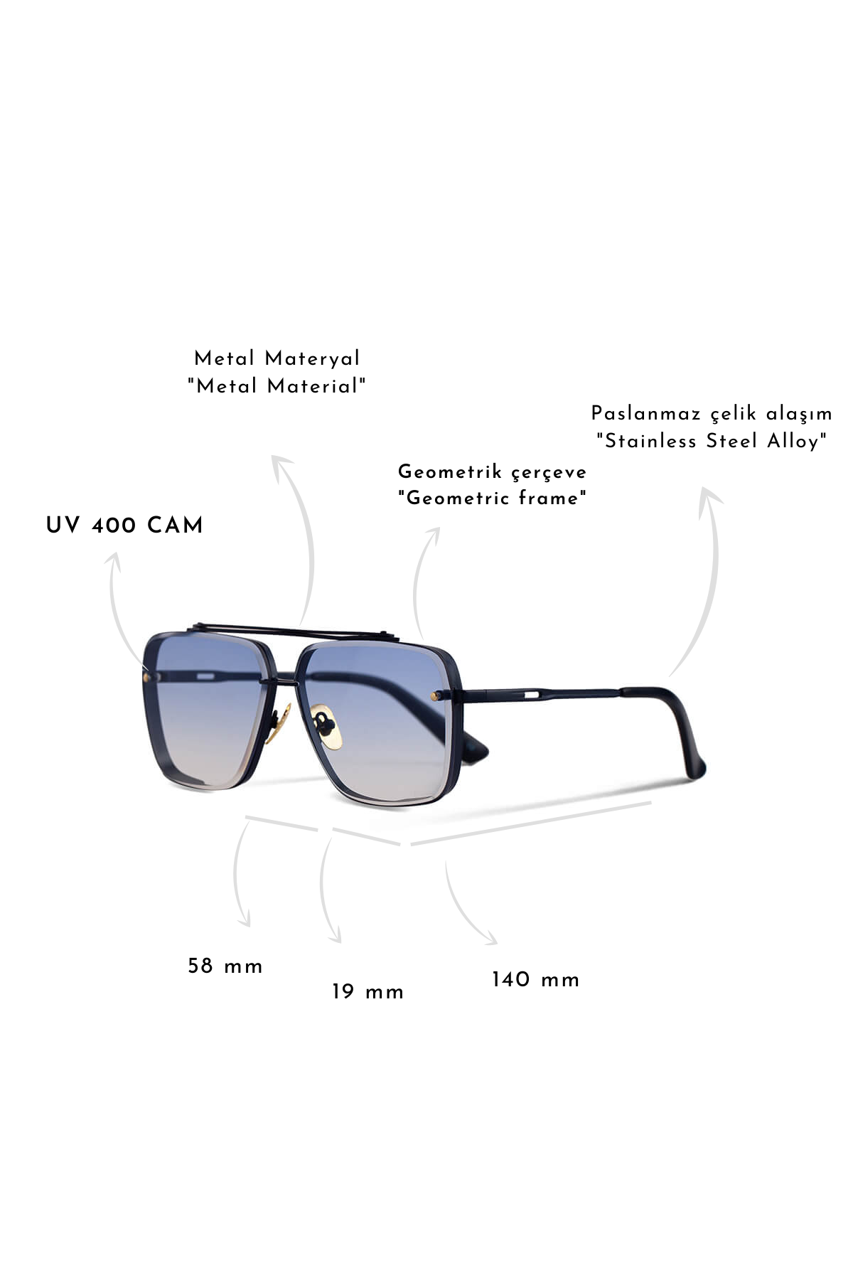 ROYAL EYEWEAR RE2106 MAVİ UNİSEX GÜNEŞ GÖZLÜĞÜGÖZLÜKWATCHOFROYALRE2106ROYAL EYEWEAR RE2106 MAVİ UNİSEX GÜNEŞ GÖZLÜĞÜ