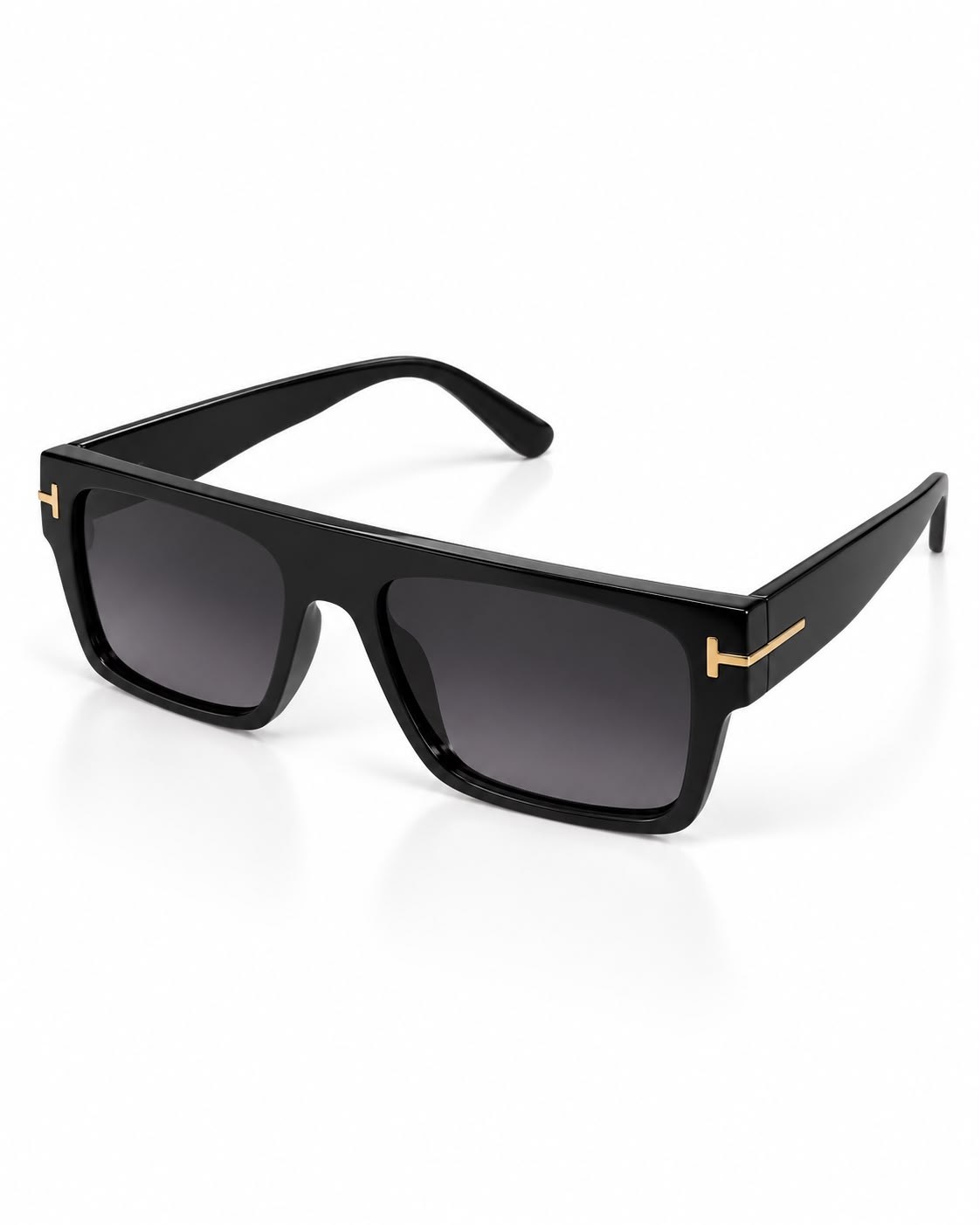 ROYAL EYEWEAR RE8137 PARLAK SİYAH POLARİZE GÜNEŞ GÖZLÜĞÜ