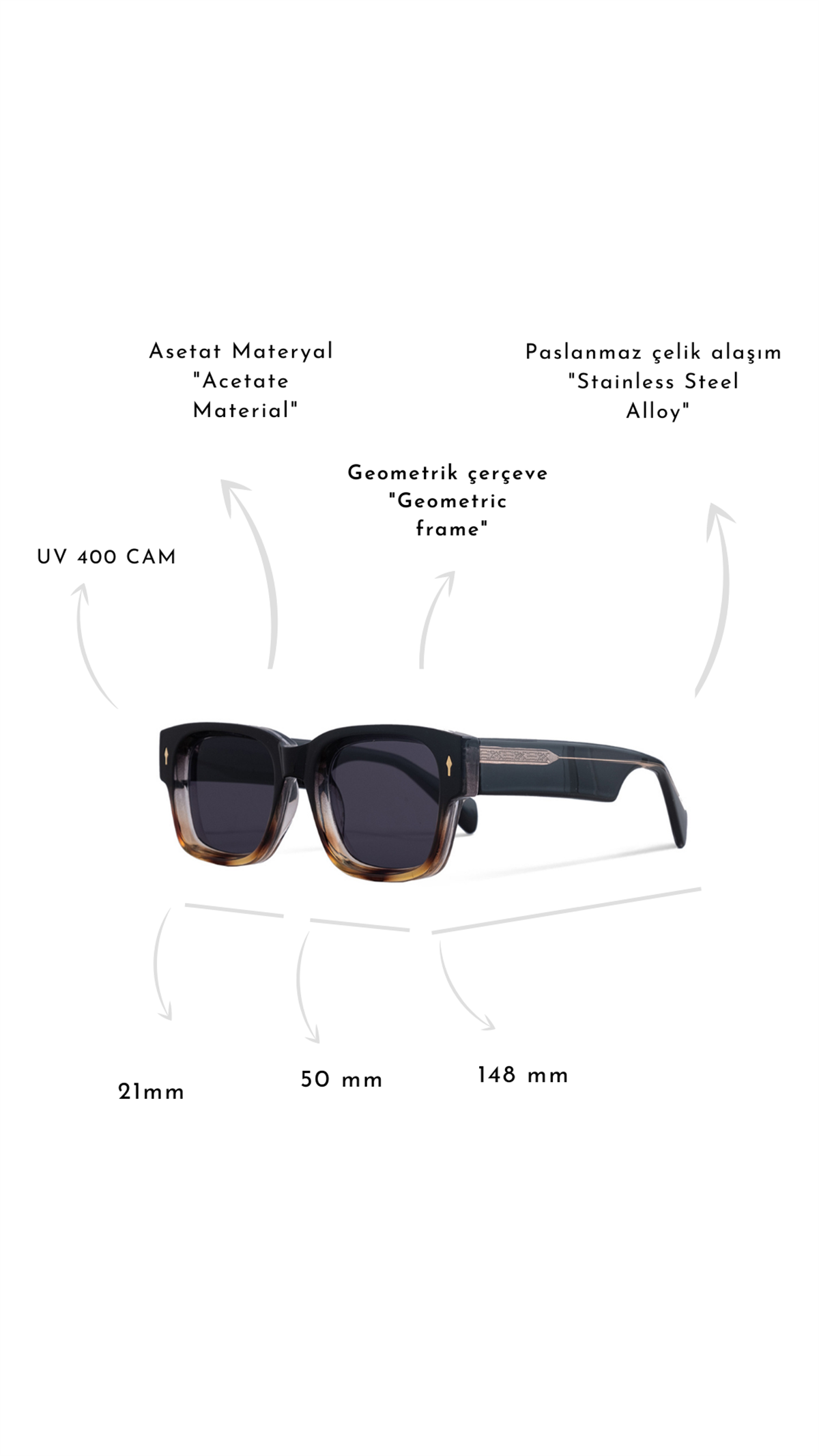 ROYAL EYEWEAR RE9805 LEOPAR SİYAH UNISEX GÜNEŞ GÖZLÜĞÜSUNGLASSESWATCHOFROYALRE9805ROYAL EYEWEAR RE9805 LEOPAR SİYAH UNISEX GÜNEŞ GÖZLÜĞÜ