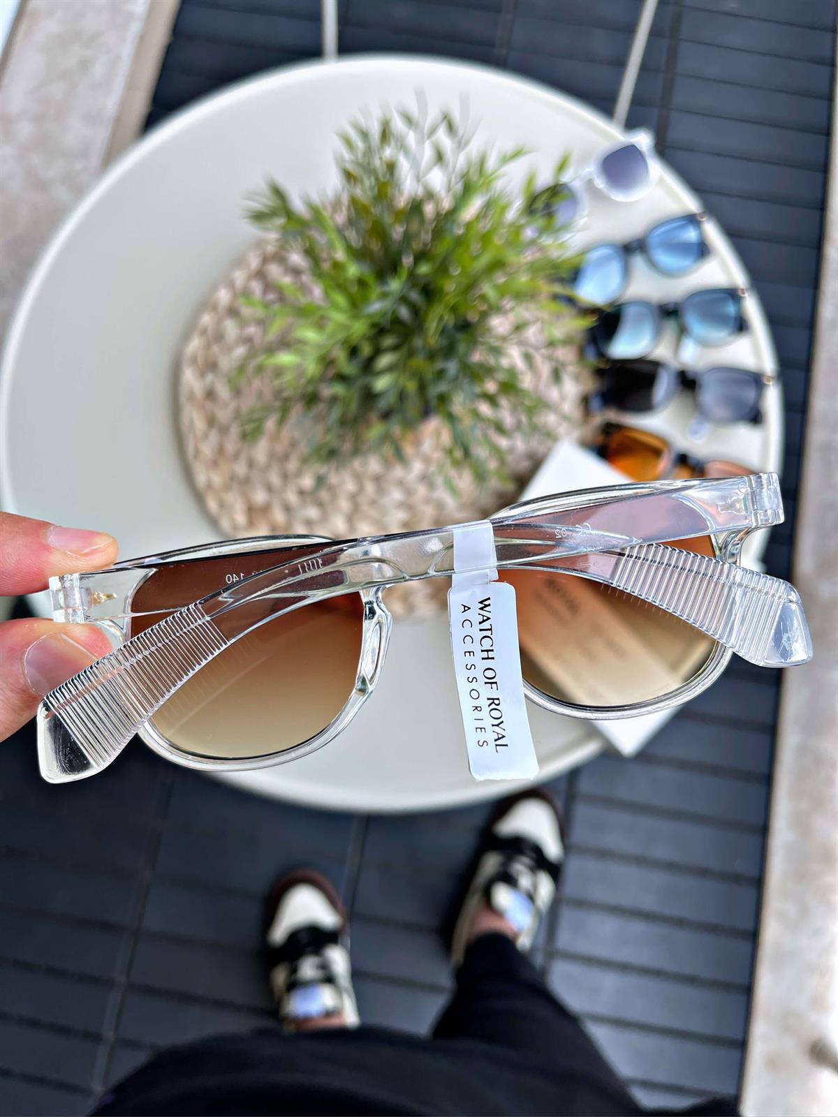 ROYAL EYEWEAR RE982 TRANSPARAN KAHVERENGİ GÜNEŞ GÖZLÜĞÜGÖZLÜKWATCHOFROYALRE982ROYAL EYEWEAR RE982 TRANSPARAN KAHVERENGİ GÜNEŞ GÖZLÜĞÜ