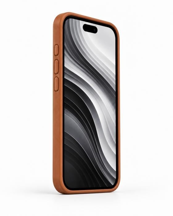 Luxe Iphone 16 Taba Kılıf Magsafe Özellikli Deri Kılıf