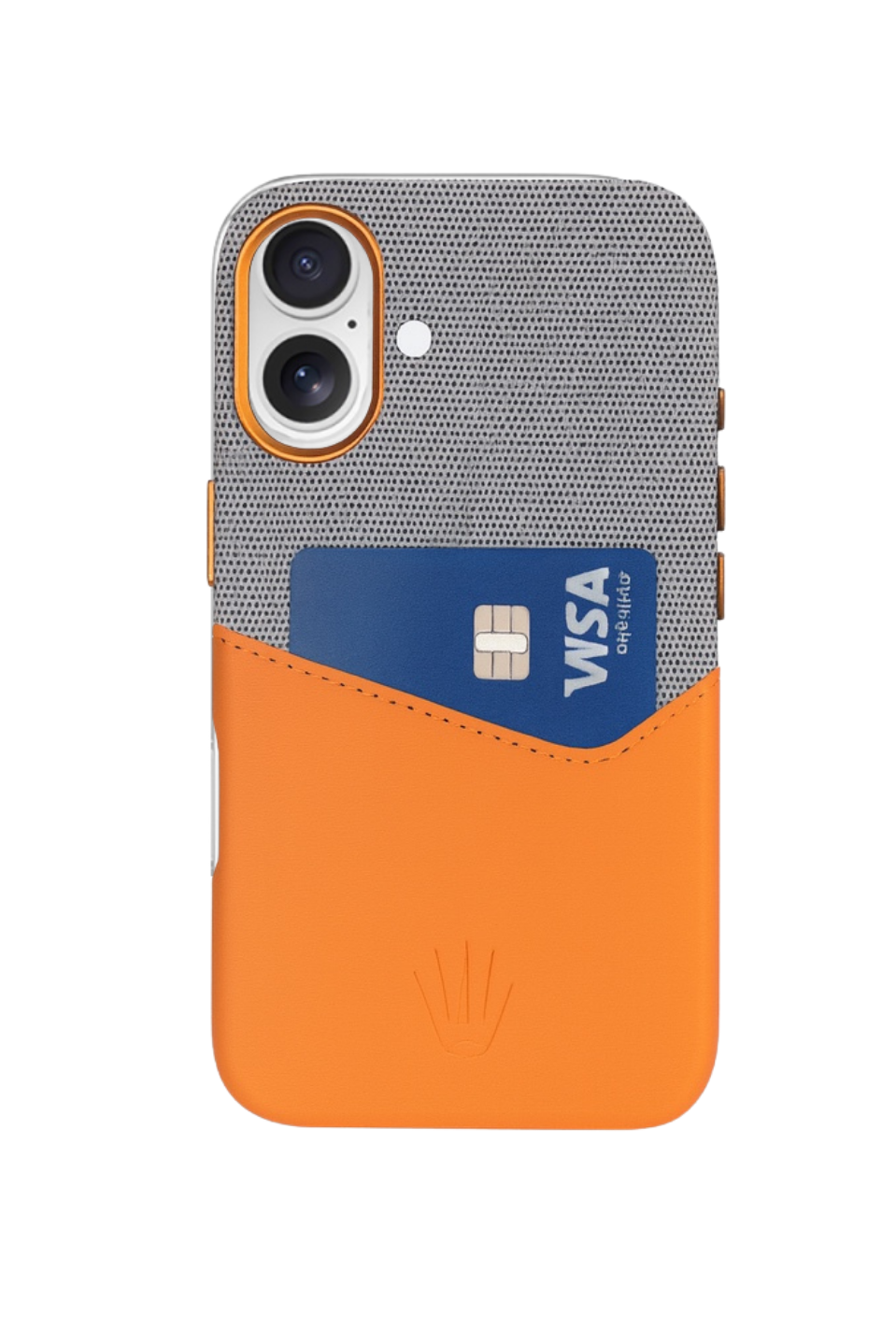 Nova Iphone 16 Deri Kartlıklı Telefon Kılıfı Turuncu-Gri Iphone 16 KılıfıWATCHOFROYALnovaNova Iphone 16 Deri Kartlıklı Telefon Kılıfı Turuncu-Gri 