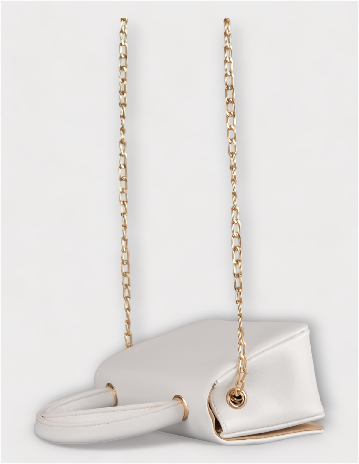 Mini Beyaz Çapraz Askılı Ve El Çantası HelenWomen BagWATCHOFROYALHELENMini Beyaz Çapraz Askılı Ve El Çantası Helen