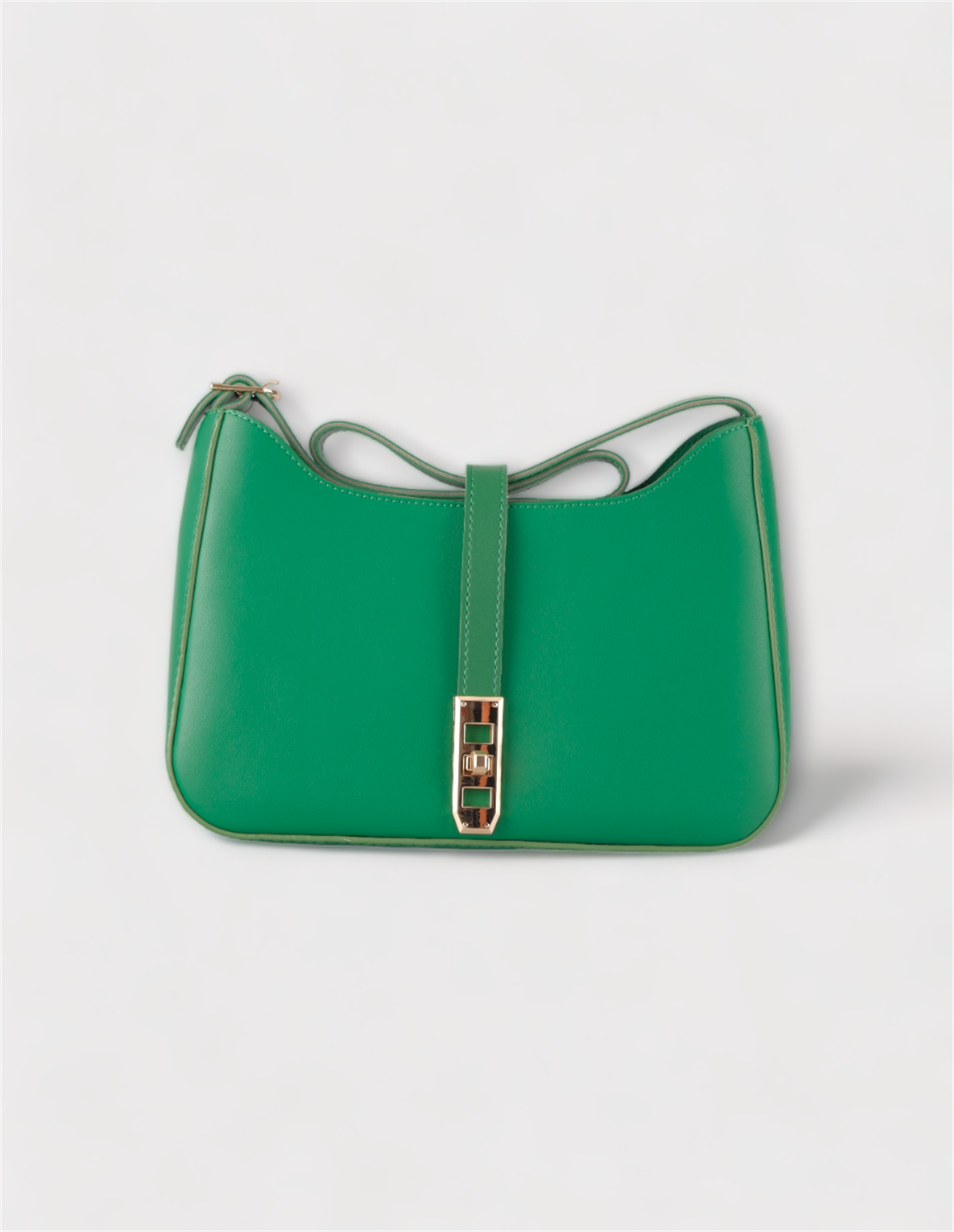 Yeşil Tek Askılı Gold Kilit Detaylı Deri Omuz Çantası VanessaKADIN ÇANTASIWATCHOFROYALVanessaYeşil Tek Askılı Gold Kilit Detaylı Deri Omuz Çantası Vanessa