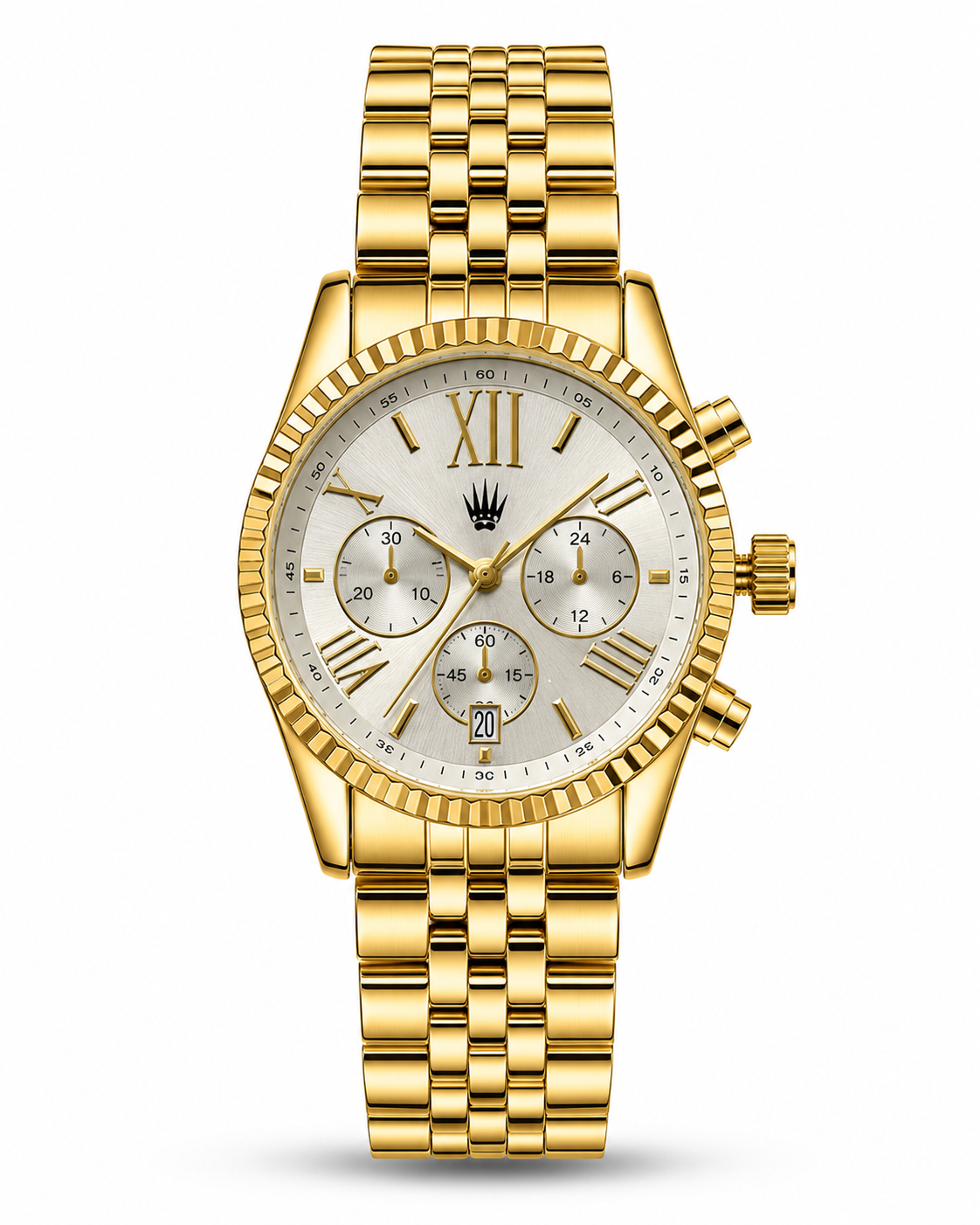 Aurum Gold White Kadın Çelik Kol Saati   WatchesWATCHOFROYALAurumAurum Gold White Kadın Çelik Kol Saati   