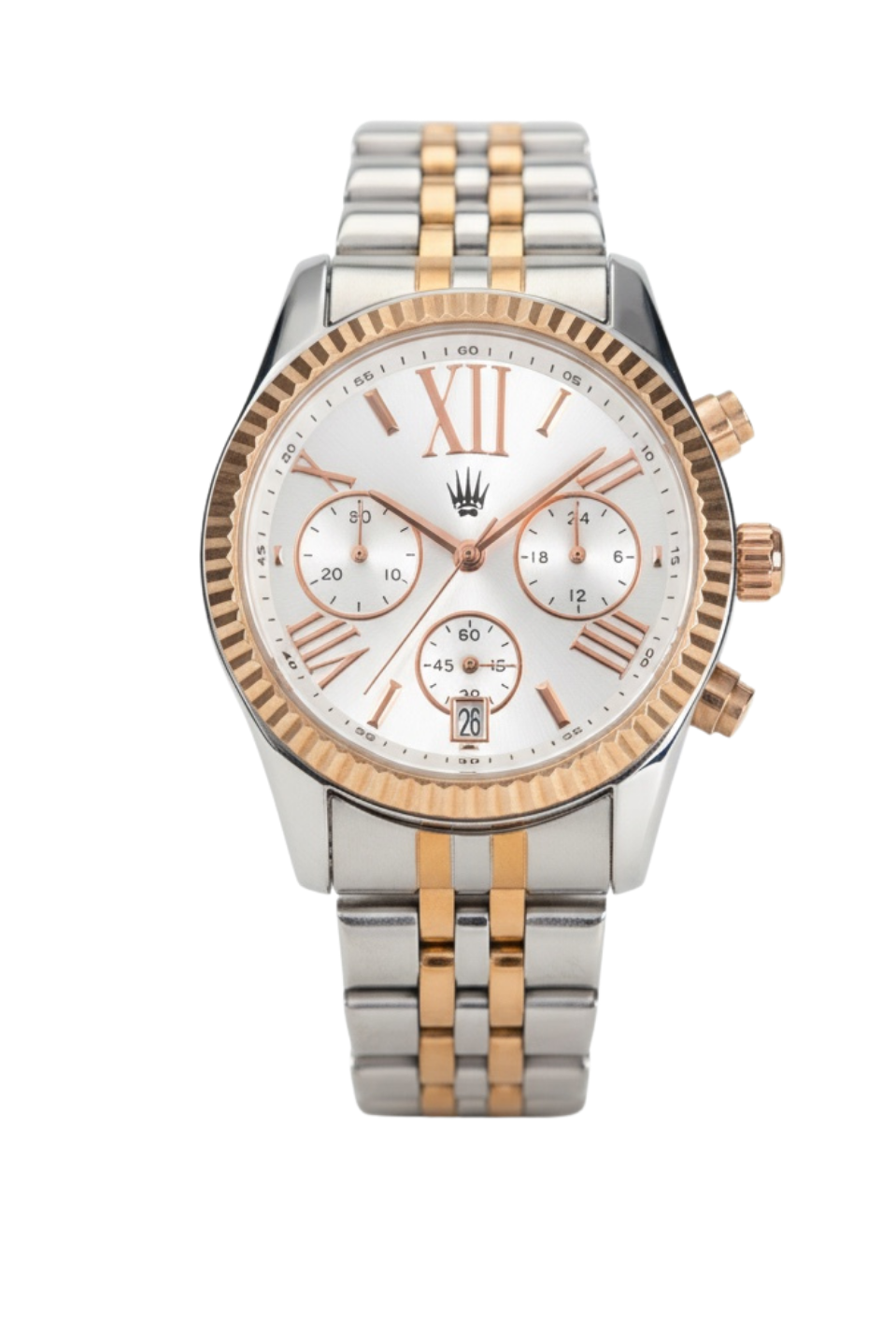 Aurum Silver Gold White Kadın Çelik Kol Saati   Kadın SaatWATCHOFROYALAurumAurum Silver Gold White Kadın Çelik Kol Saati   