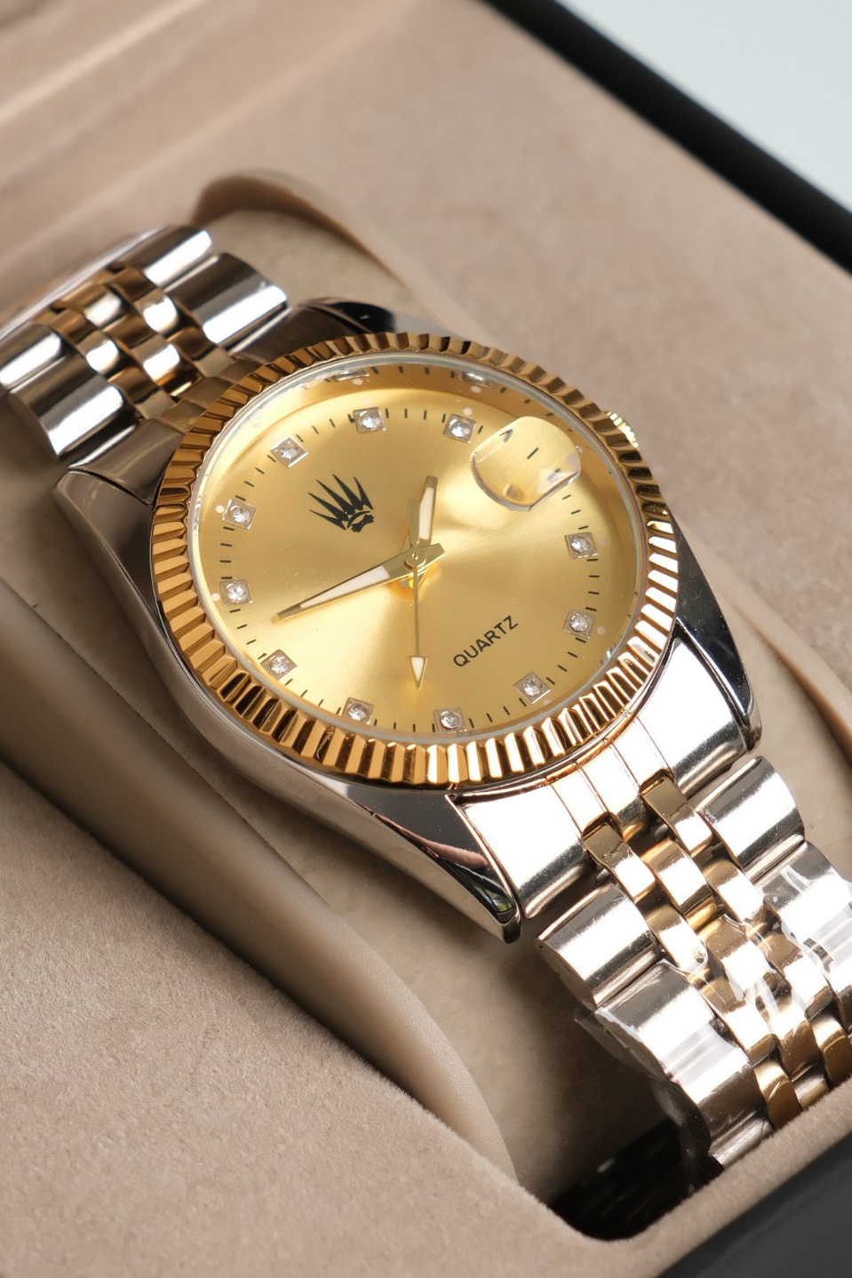 Elyra Silver Gold Yellow Kadın Çelik Kol Saati   Kadın SaatWATCHOFROYALElyraElyra Silver Gold Yellow Kadın Çelik Kol Saati   