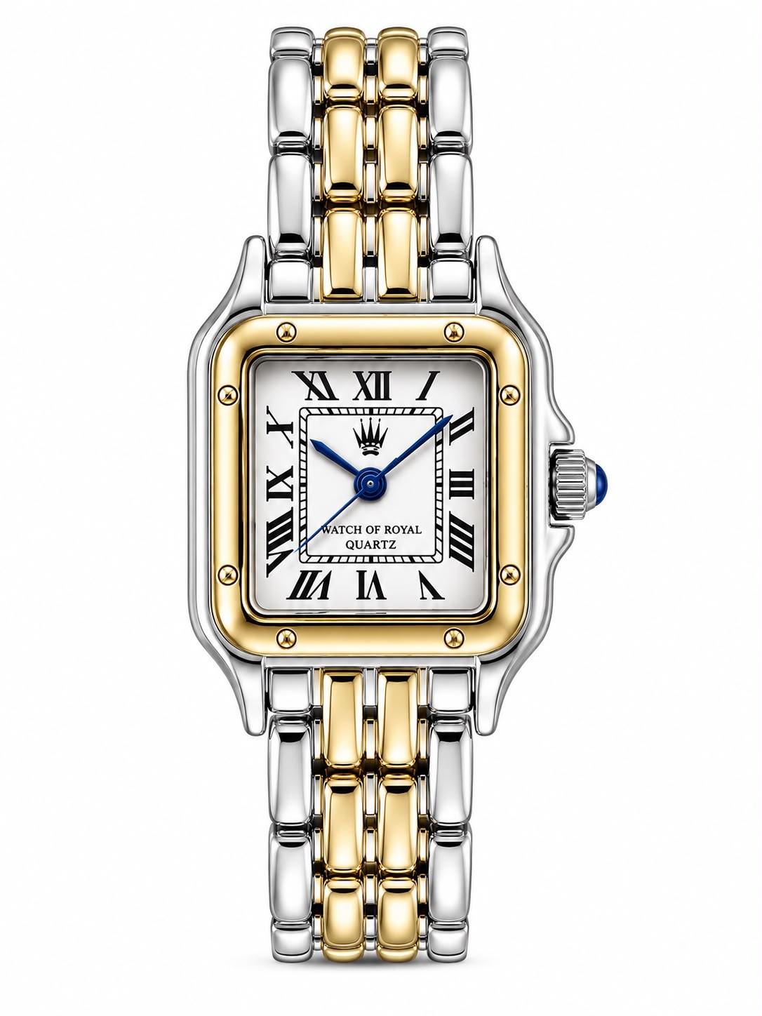 Lorin Silver Gold White Kadın Çelik Kol Saati   WatchesWATCHOFROYALLorinLorin Silver Gold White Kadın Çelik Kol Saati   