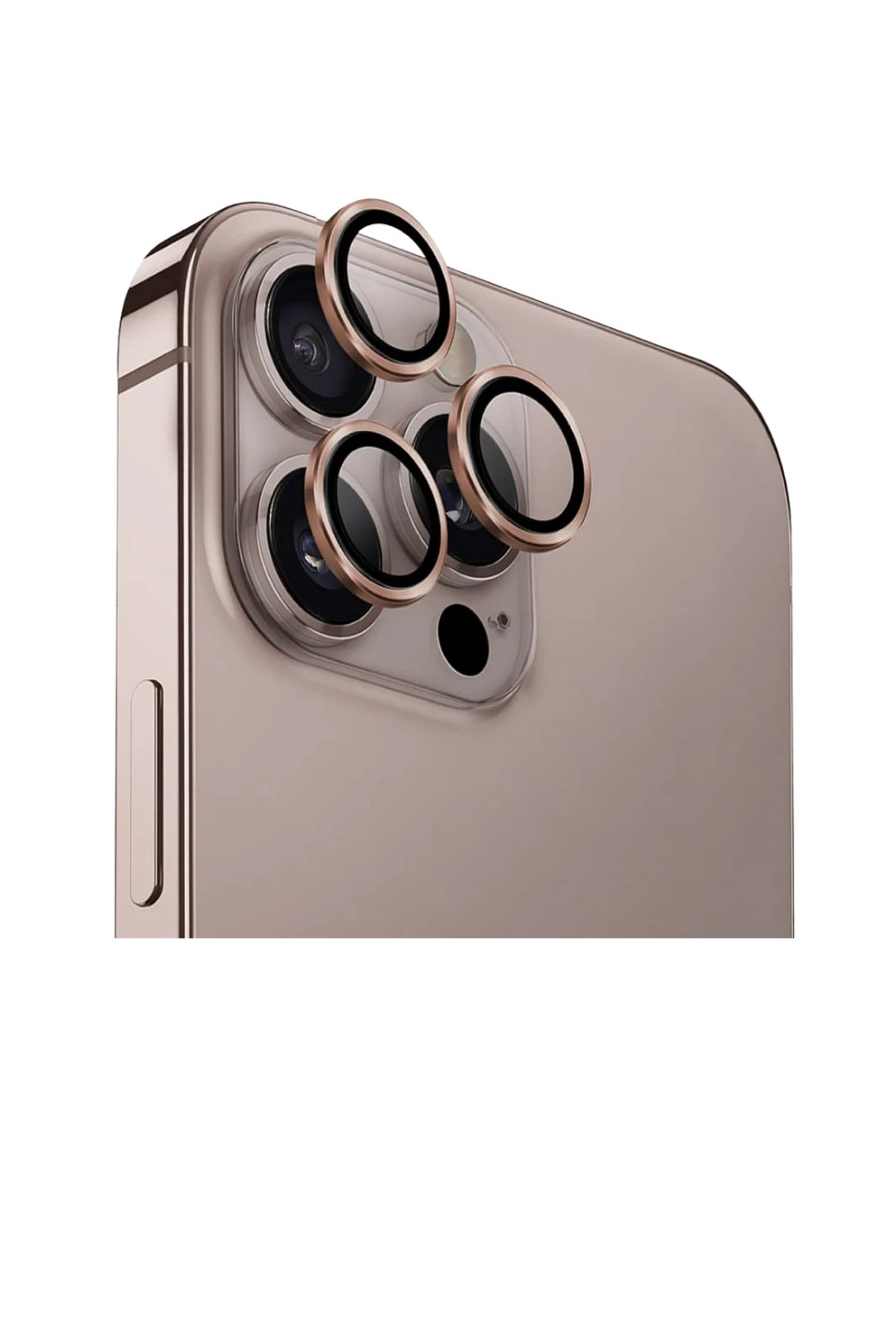 SafeLens – 16 Pro Max Çöl Titanyum Safir Cam Kamera Lens KoruyucuKamera Lens KoruyucuWATCHOFROYALShieldGlassSafeLens – 16 Pro Max Çöl Titanyum Safir Cam Kamera Lens Koruyucu