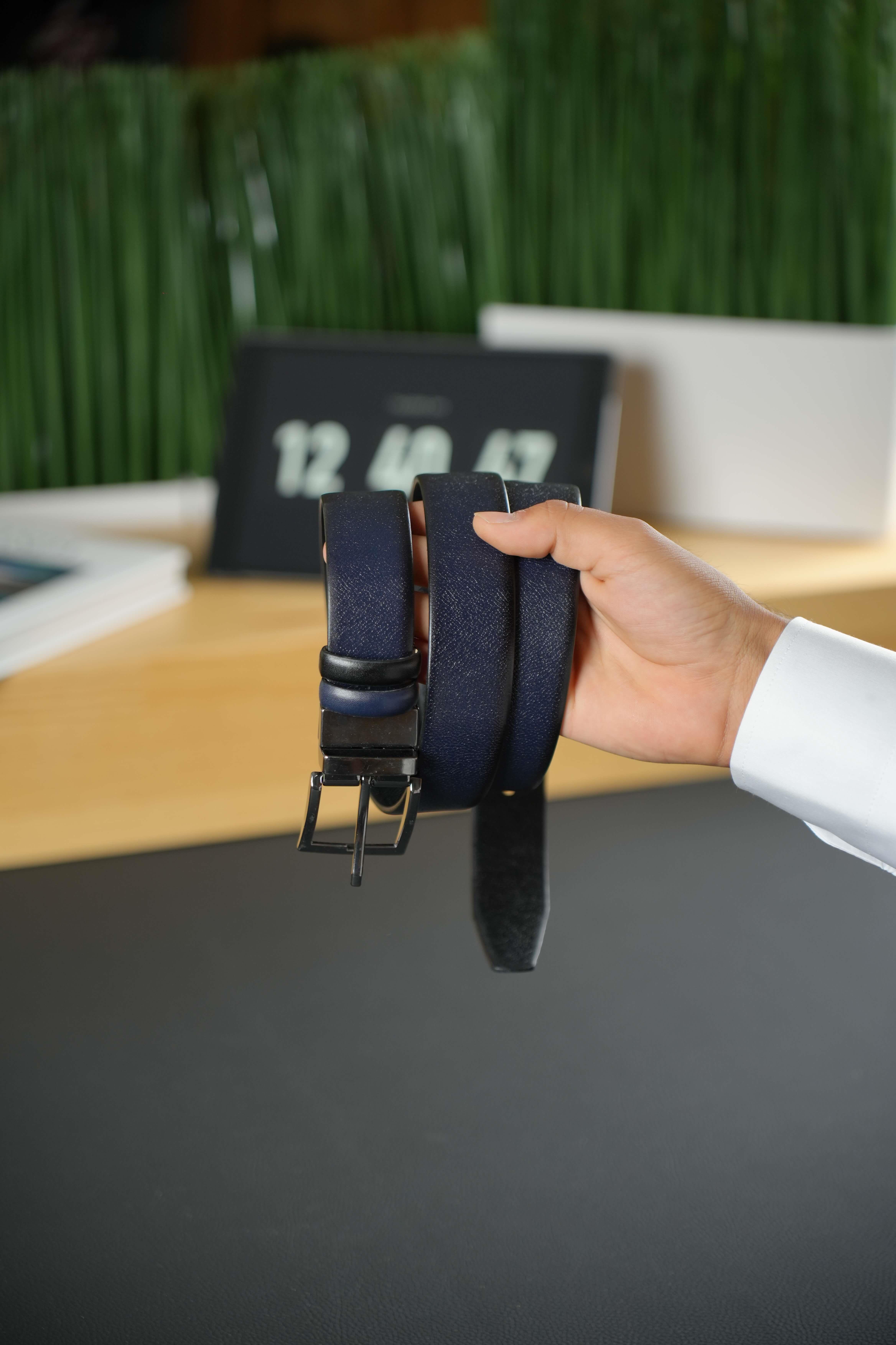 HAKİKİ DERİ LACİVERT KEMER BeltWATCHOFROYALKEMERHAKİKİ DERİ LACİVERT KEMER 