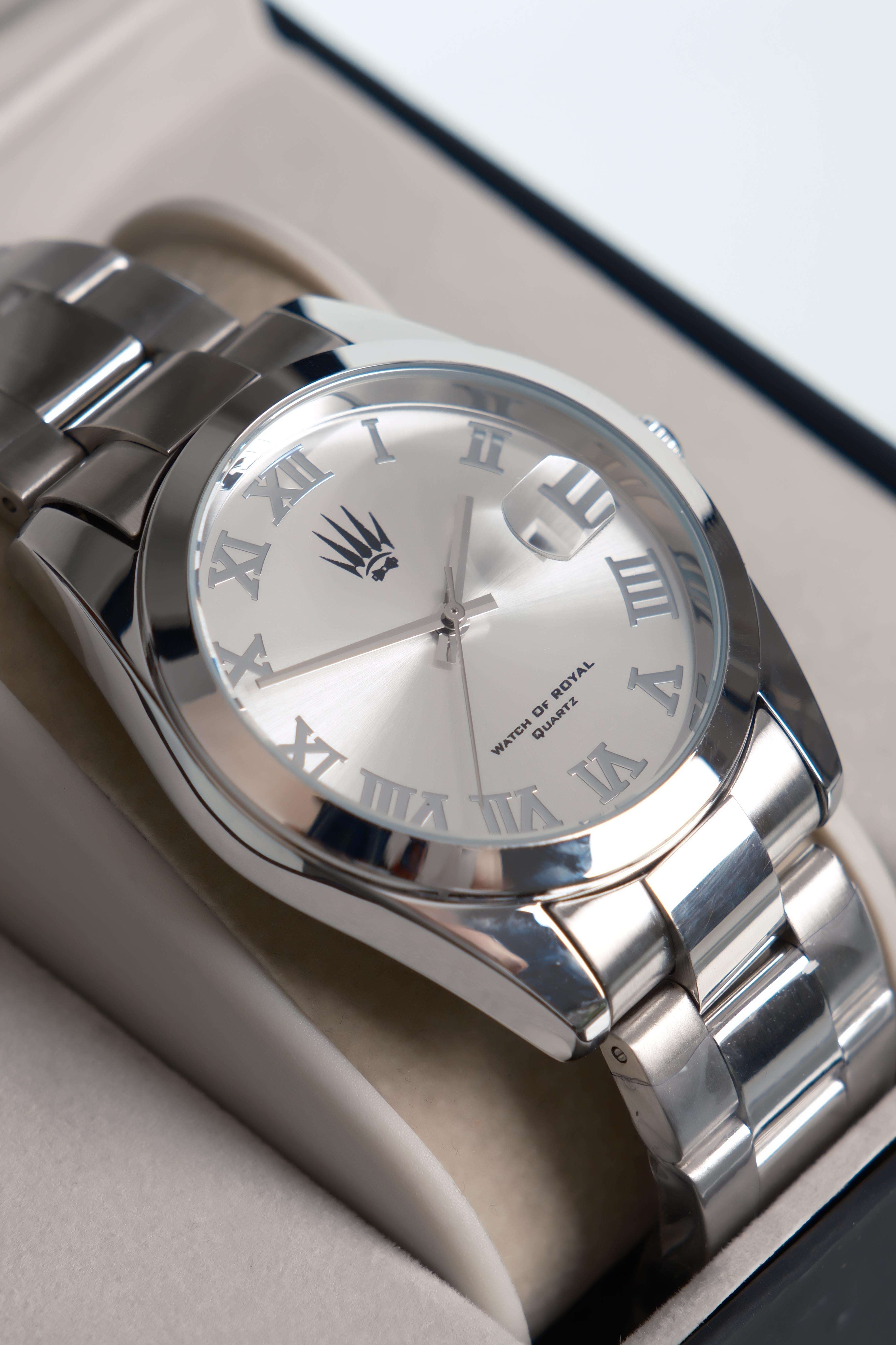 Aqualis Silver Çelik Kol SaatiWatchesWATCHOFROYALAqualisAqualis Silver Çelik Kol Saati