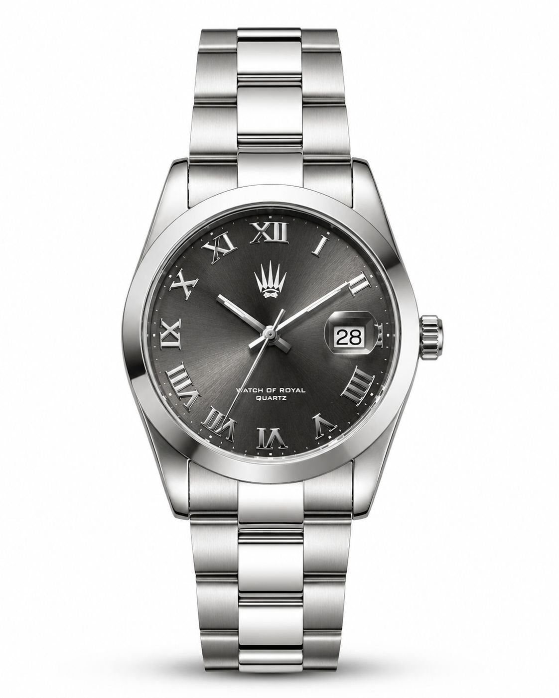Aqualis Silver Black Çelik Kol SaatiKol SaatiWATCHOFROYALAqualisAqualis Silver Black Çelik Kol Saati