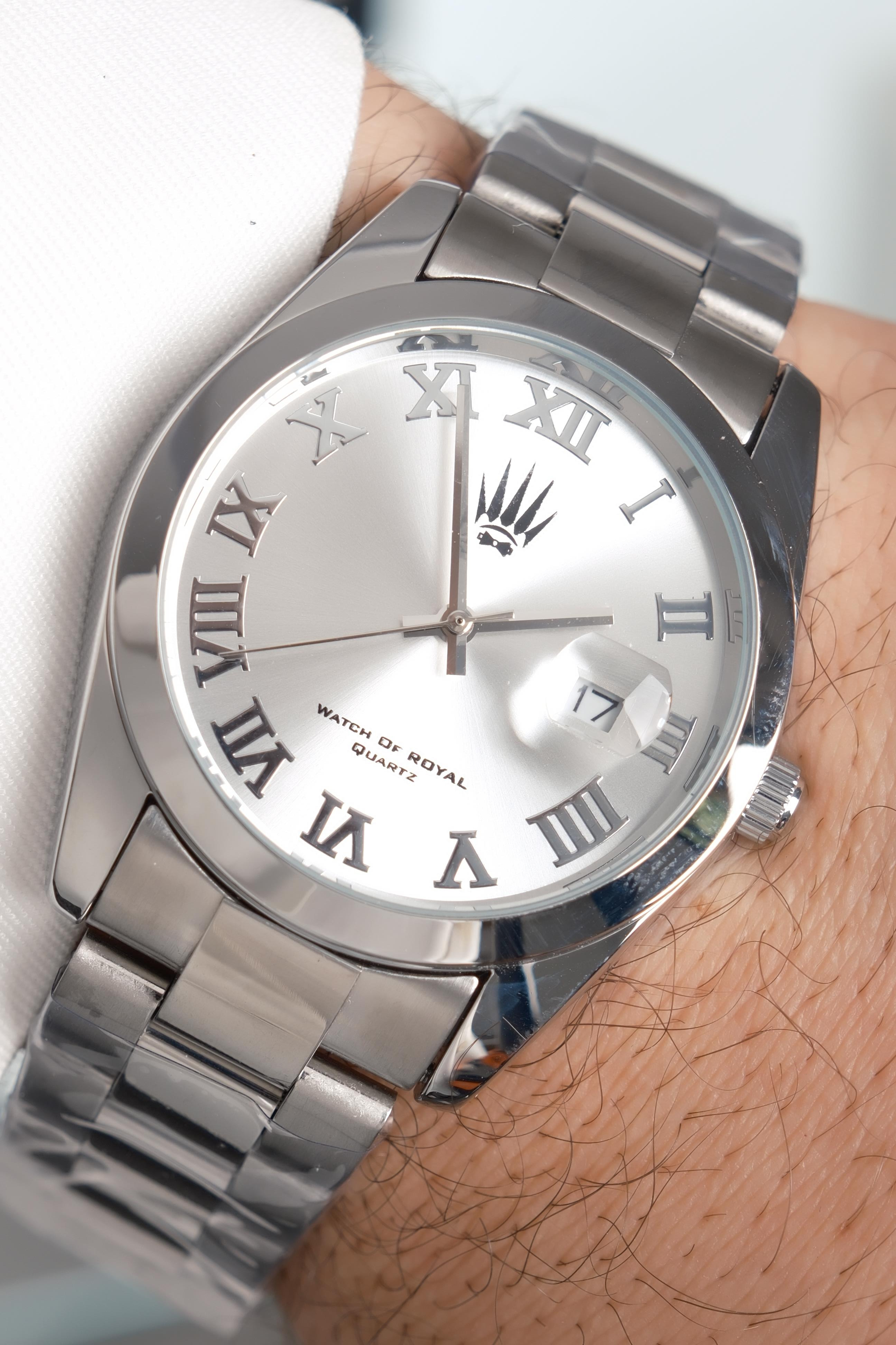 Aqualis Silver Çelik Kol SaatiWatchesWATCHOFROYALAqualisAqualis Silver Çelik Kol Saati