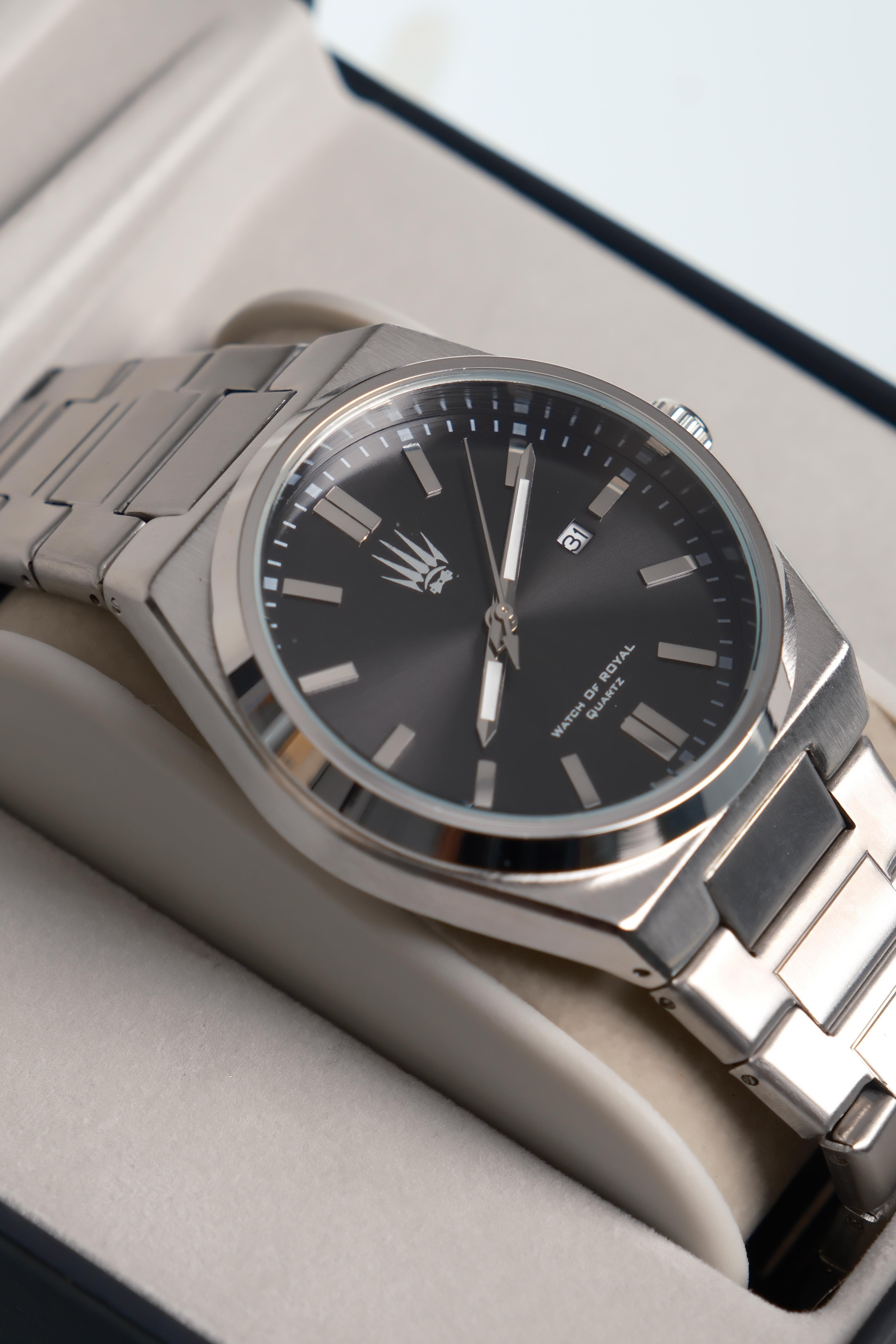 Blaze Bold Silver Siyah Kol SaatiKol SaatiWATCHOFROYALblaze boldBlaze Bold Silver Siyah Kol Saati