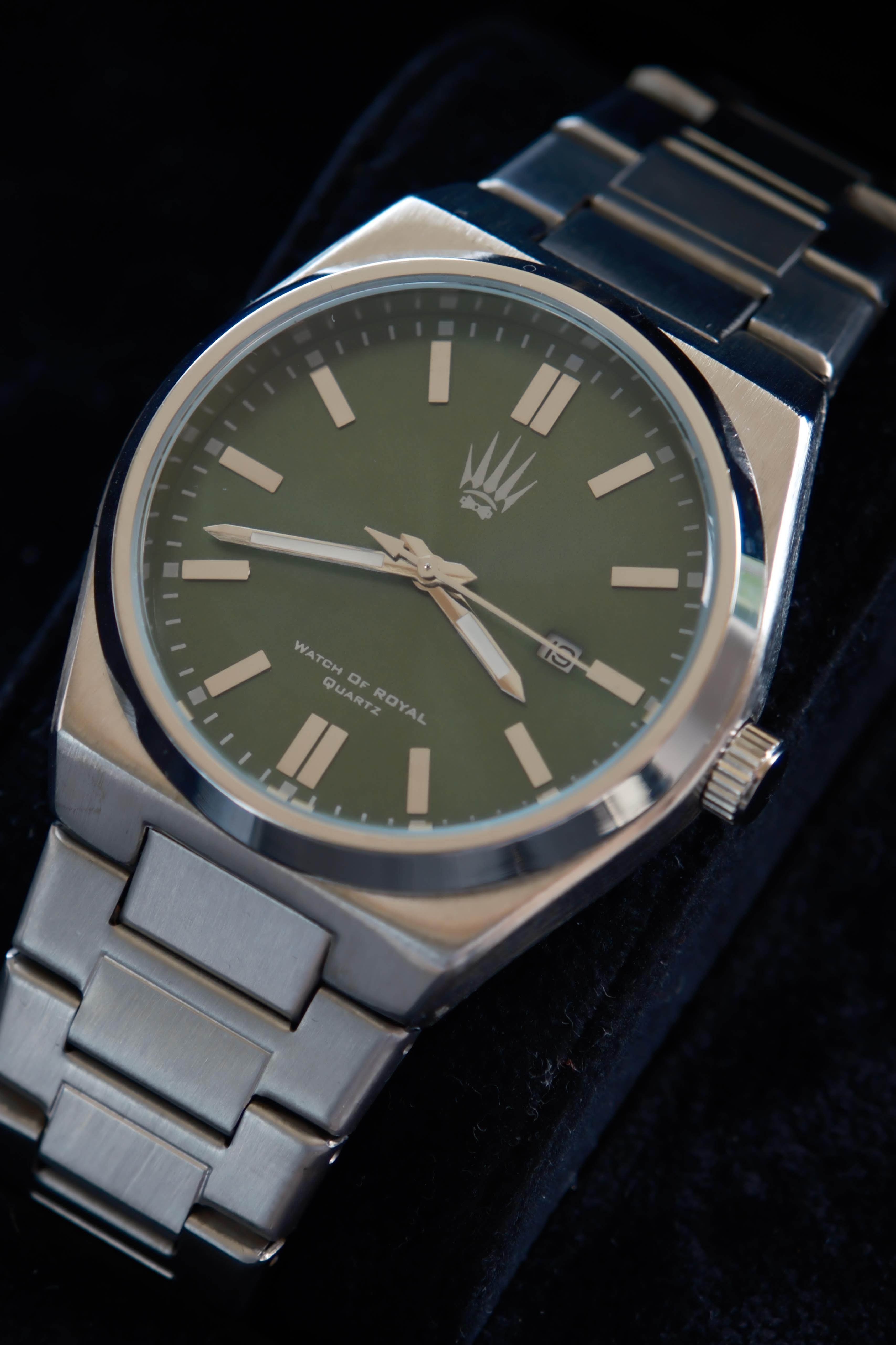 Blaze Bold Silver Yeşil Kol SaatiWatchesWATCHOFROYALblaze boldBlaze Bold Silver Yeşil Kol Saati