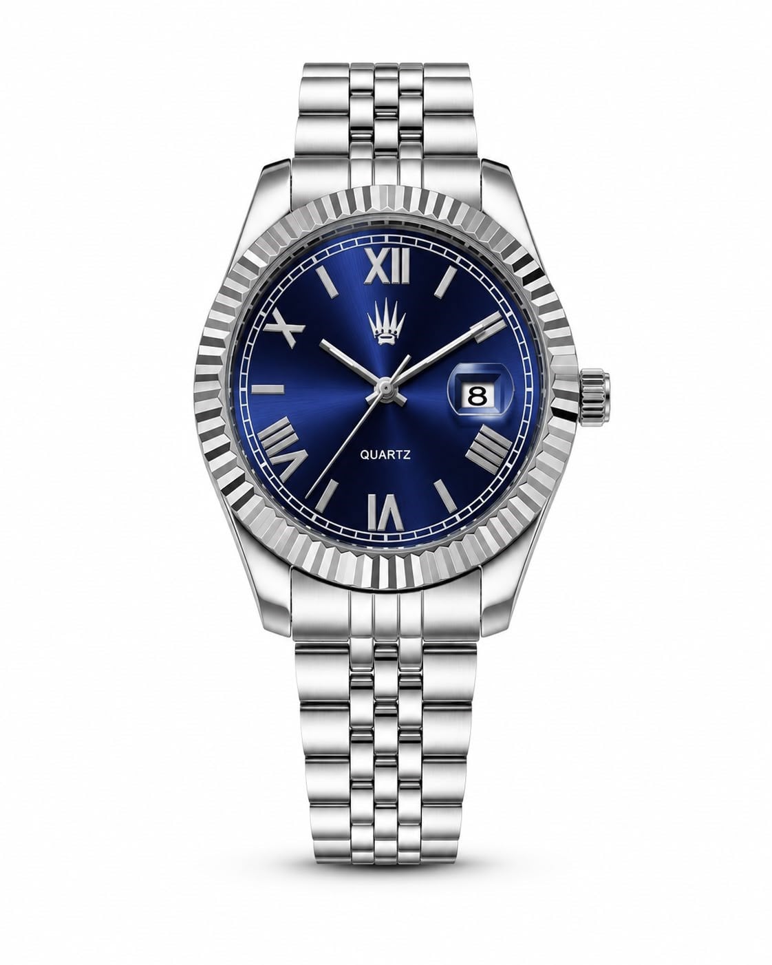 Calvior Silver Blue Çelik Kol SaatiKol SaatiWATCHOFROYALCalviorCalvior Silver Blue Çelik Kol Saati