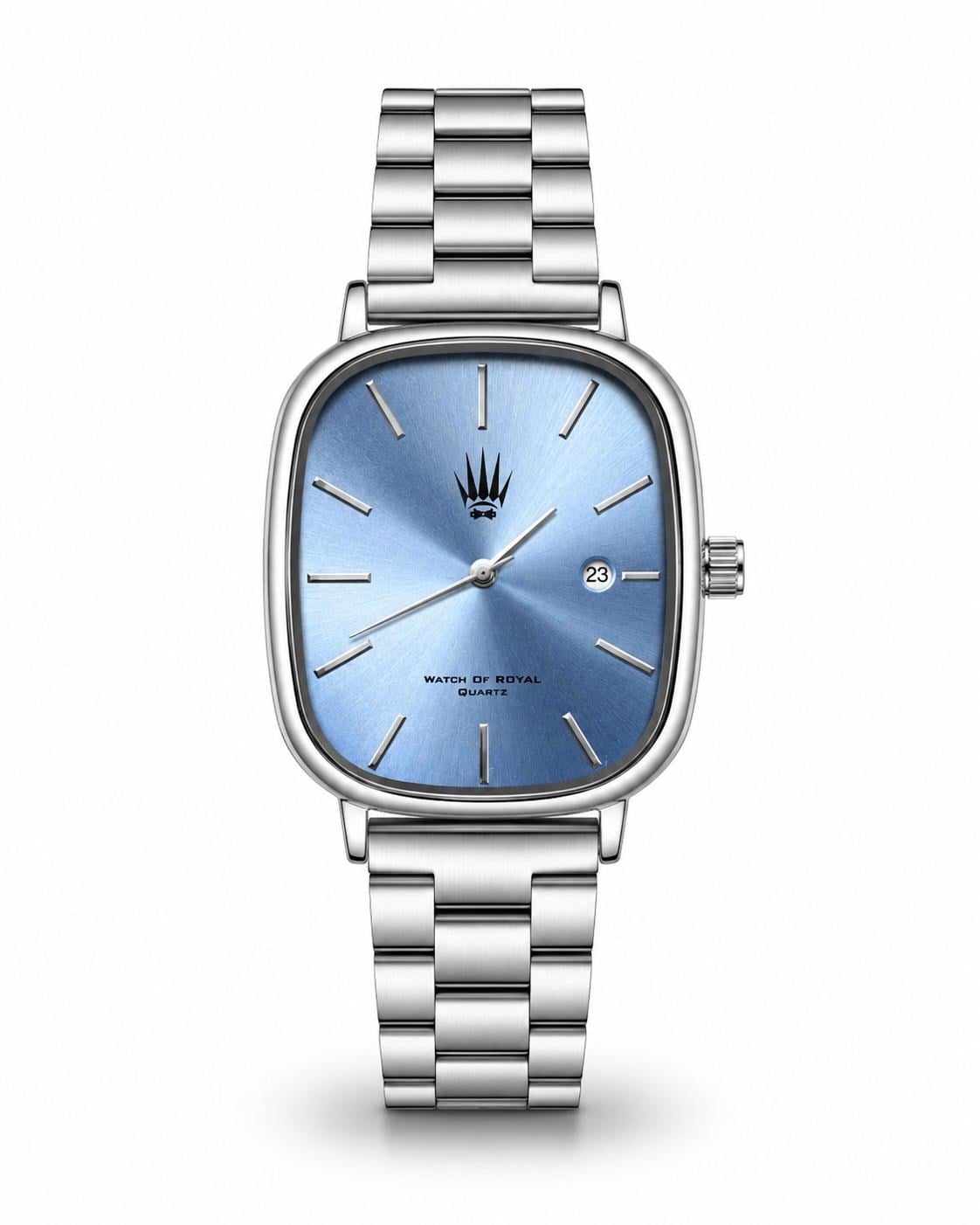 Classic Time Silver Blue Kol SaatiKol SaatiWATCHOFROYALClassicTimeClassic Time Silver Blue Kol Saati
